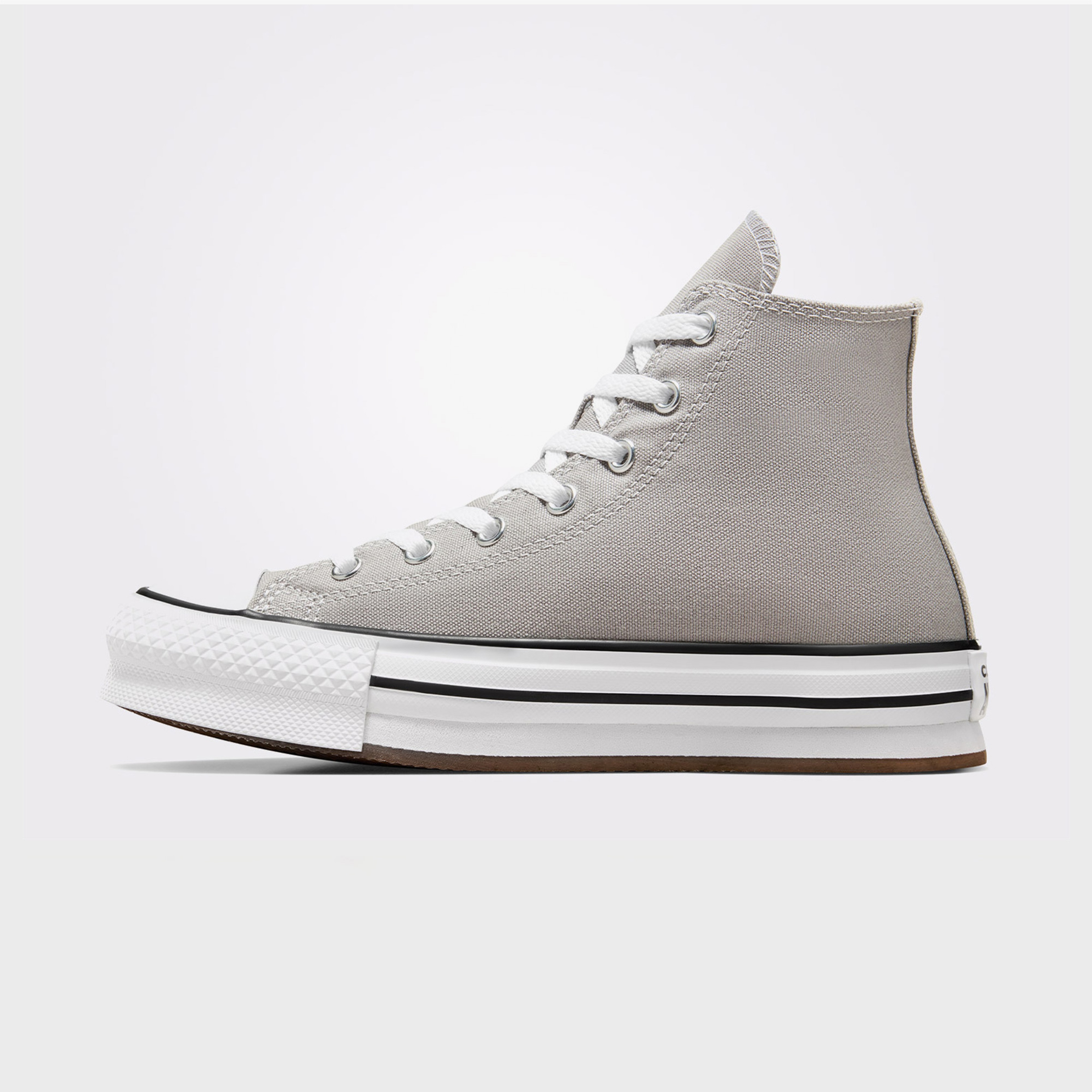 Converse Chuck Taylor All Star EVA Lift Çocuk Gri Platform Sneaker
