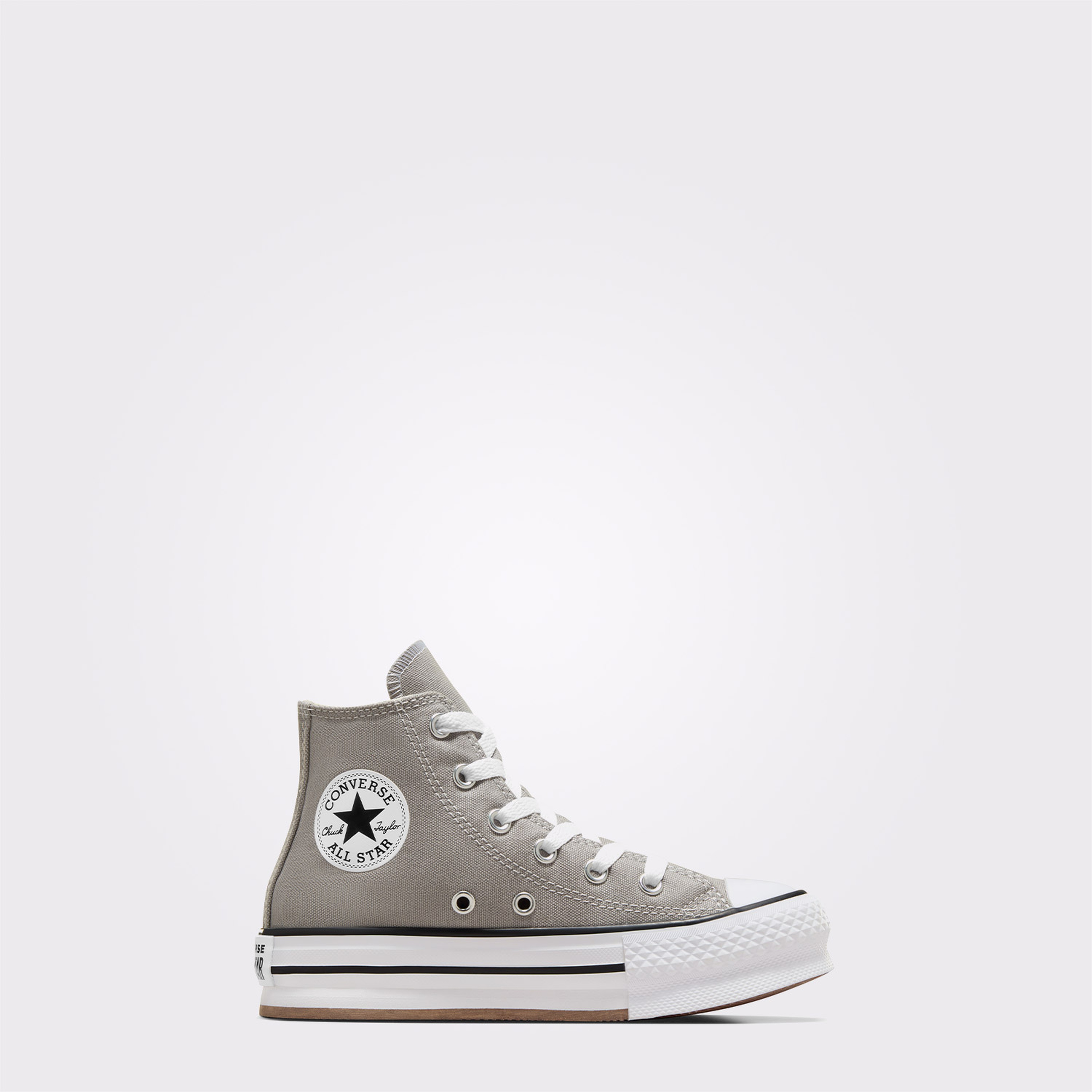 Converse Chuck Taylor All Star EVA Lift Çocuk Gri Platform Sneaker