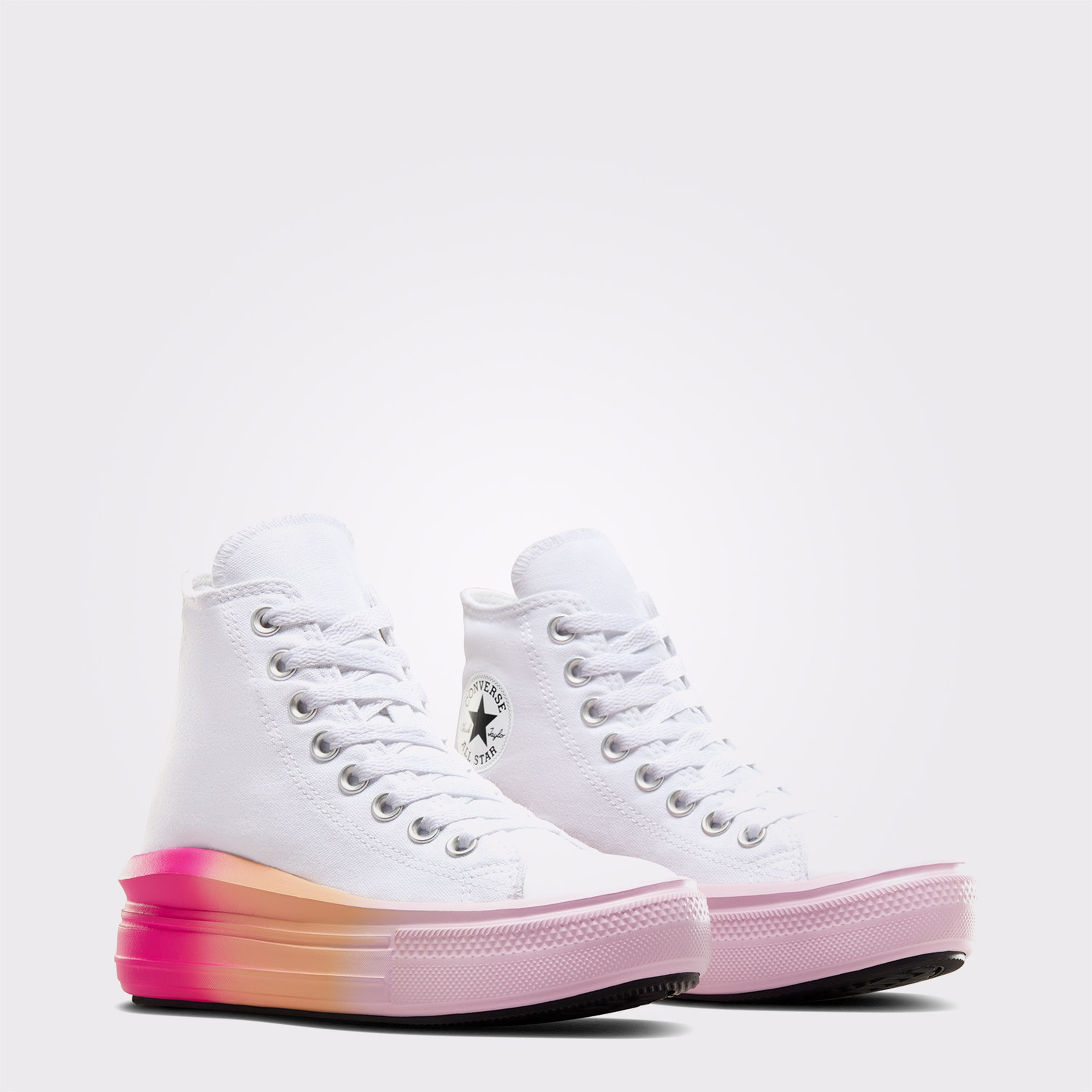 Converse Chuck Taylor All Star Move Çocuk Beyaz Platform Sneaker