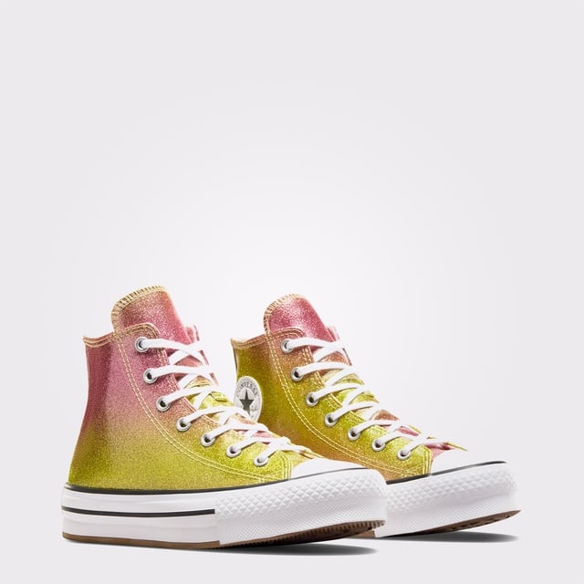 Converse Converse Chuck Taylor All Star EVA Lift Citrus Glitz Çocuk Sarı Platform Sneaker | Occasion Sarı - 3. görsel
