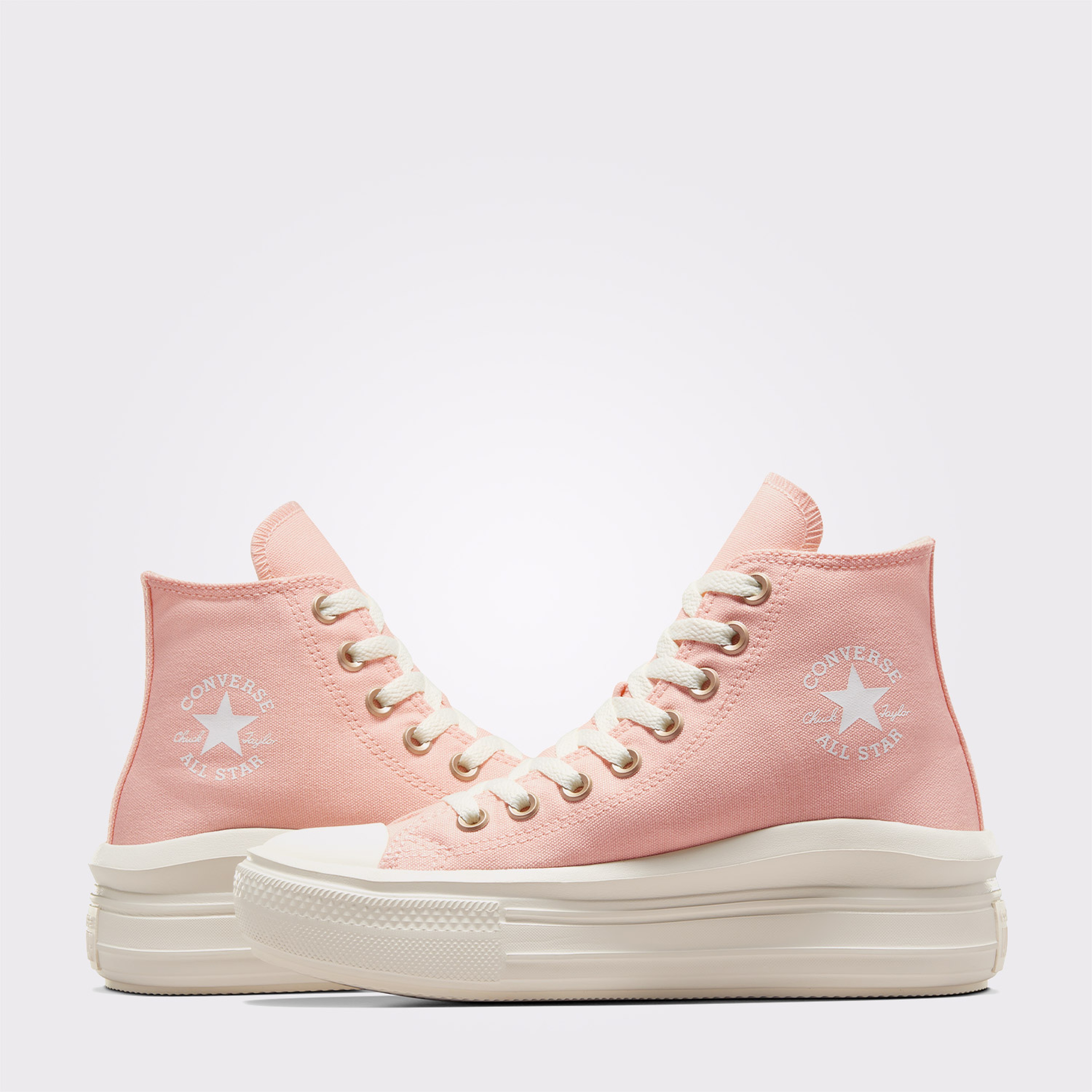 Converse Chuck Taylor All Star Move Unisex Pembe Platform Sneaker