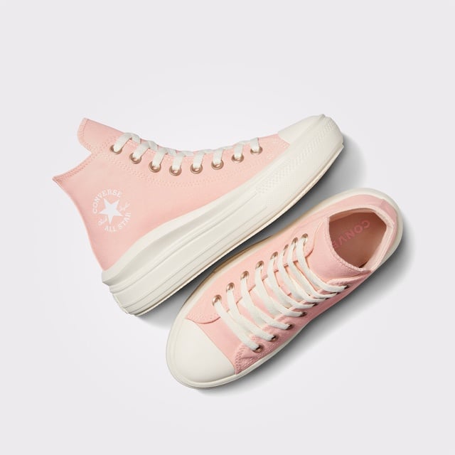 Converse Chuck Taylor All Star Move Unisex Pembe Platform Sneaker - Görsel 5