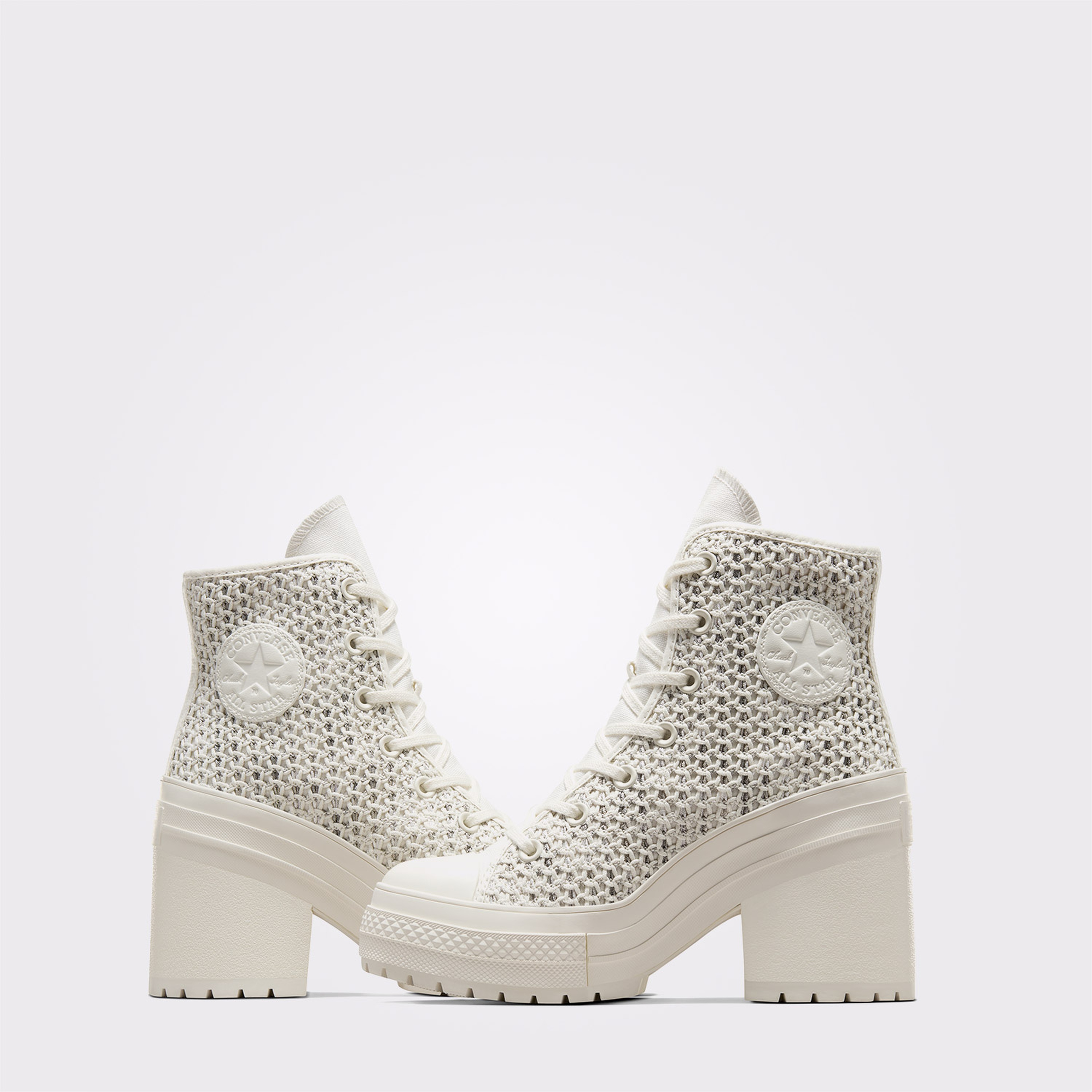 Converse Chuck 70 De Luxe Heel Unisex Bej Platform Sneaker