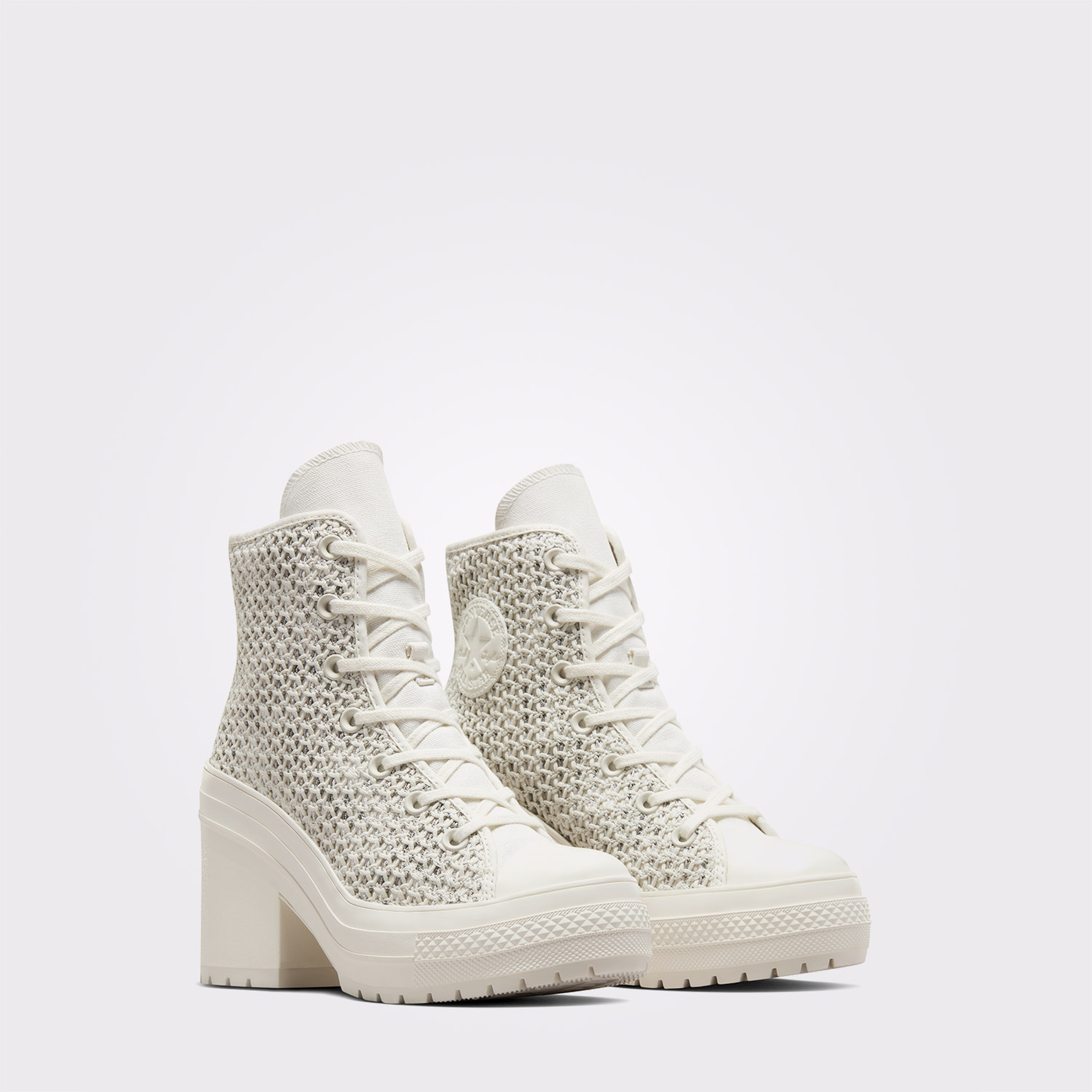 Converse Chuck 70 De Luxe Heel Unisex Bej Platform Sneaker