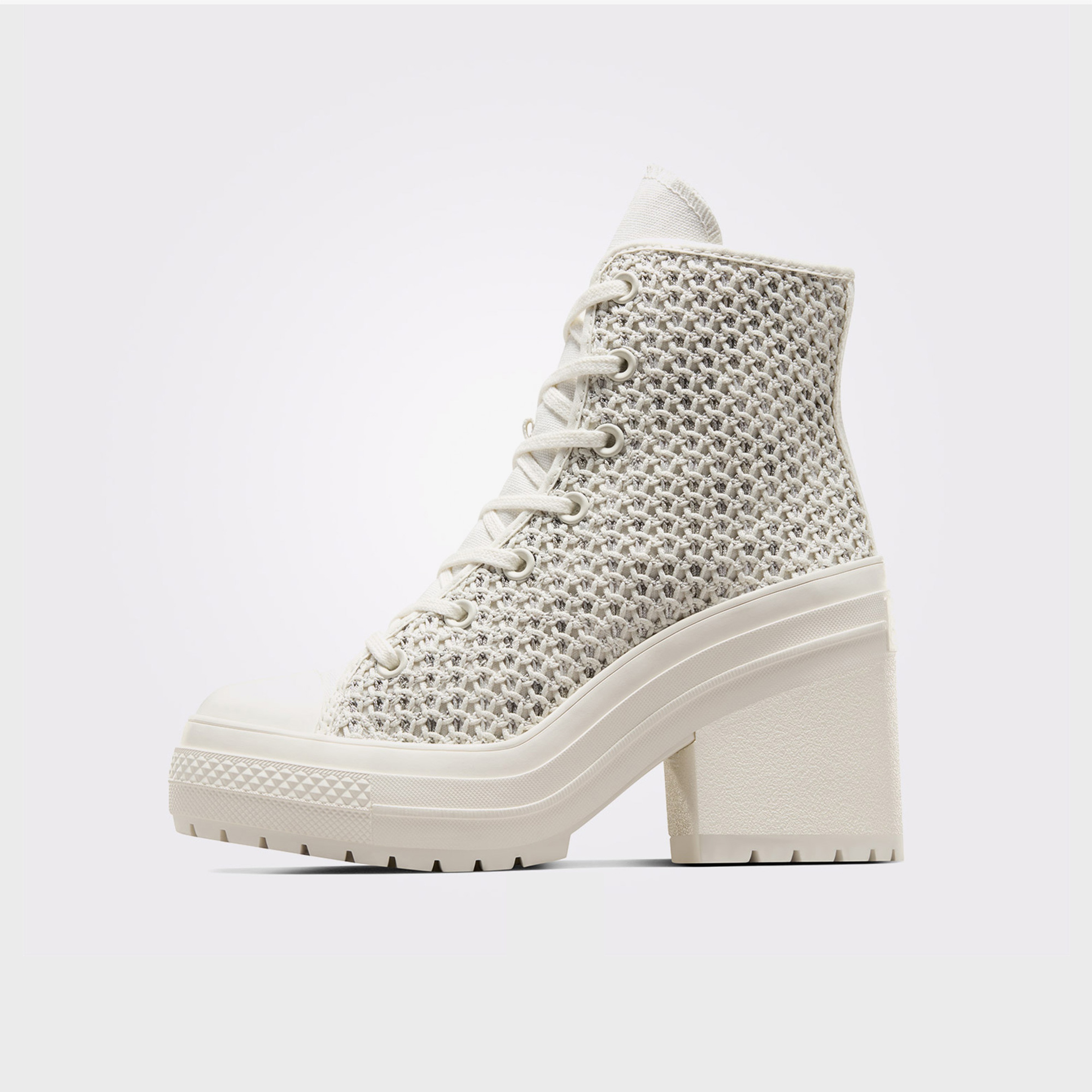 Converse Chuck 70 De Luxe Heel Unisex Bej Platform Sneaker