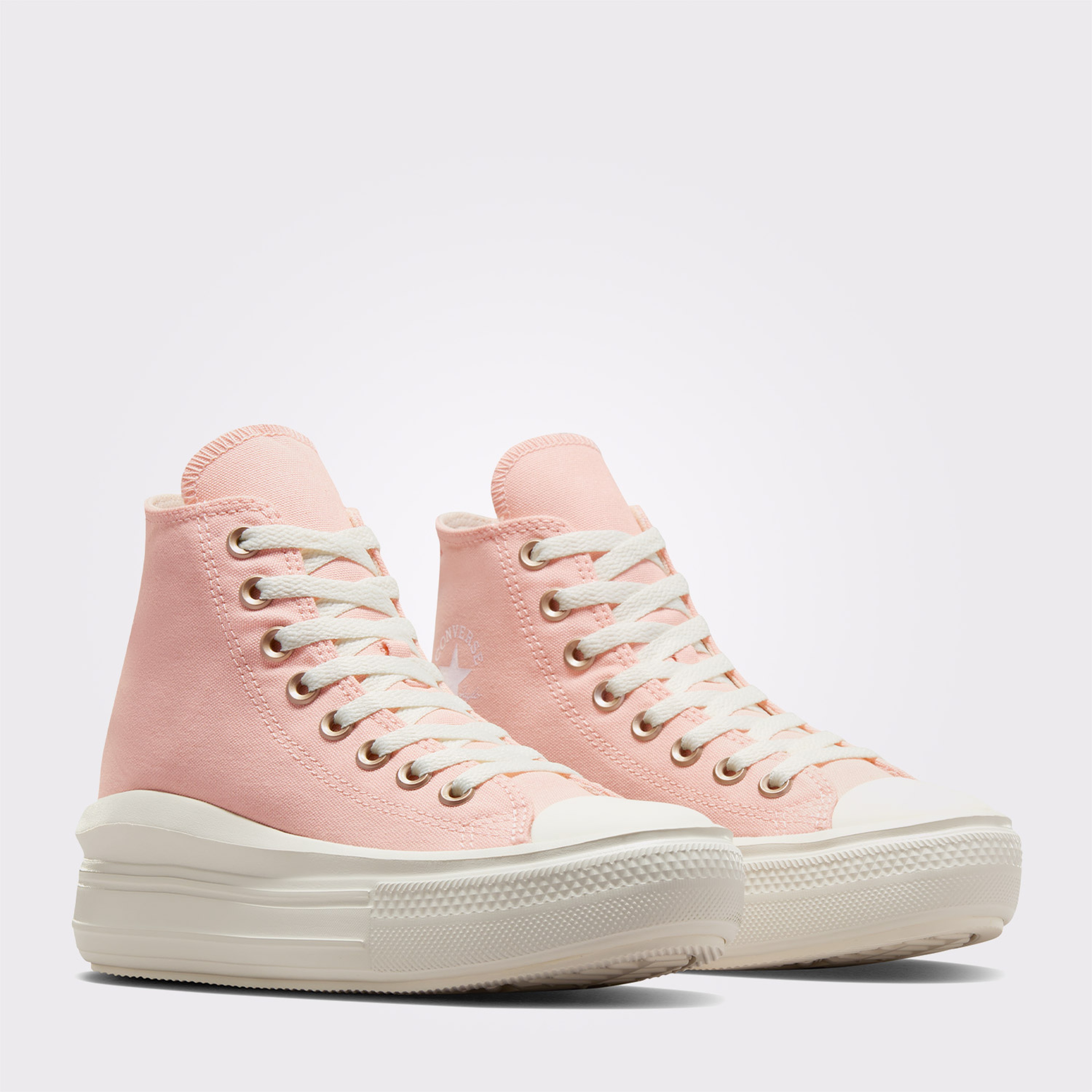 Converse Chuck Taylor All Star Move Unisex Pembe Platform Sneaker