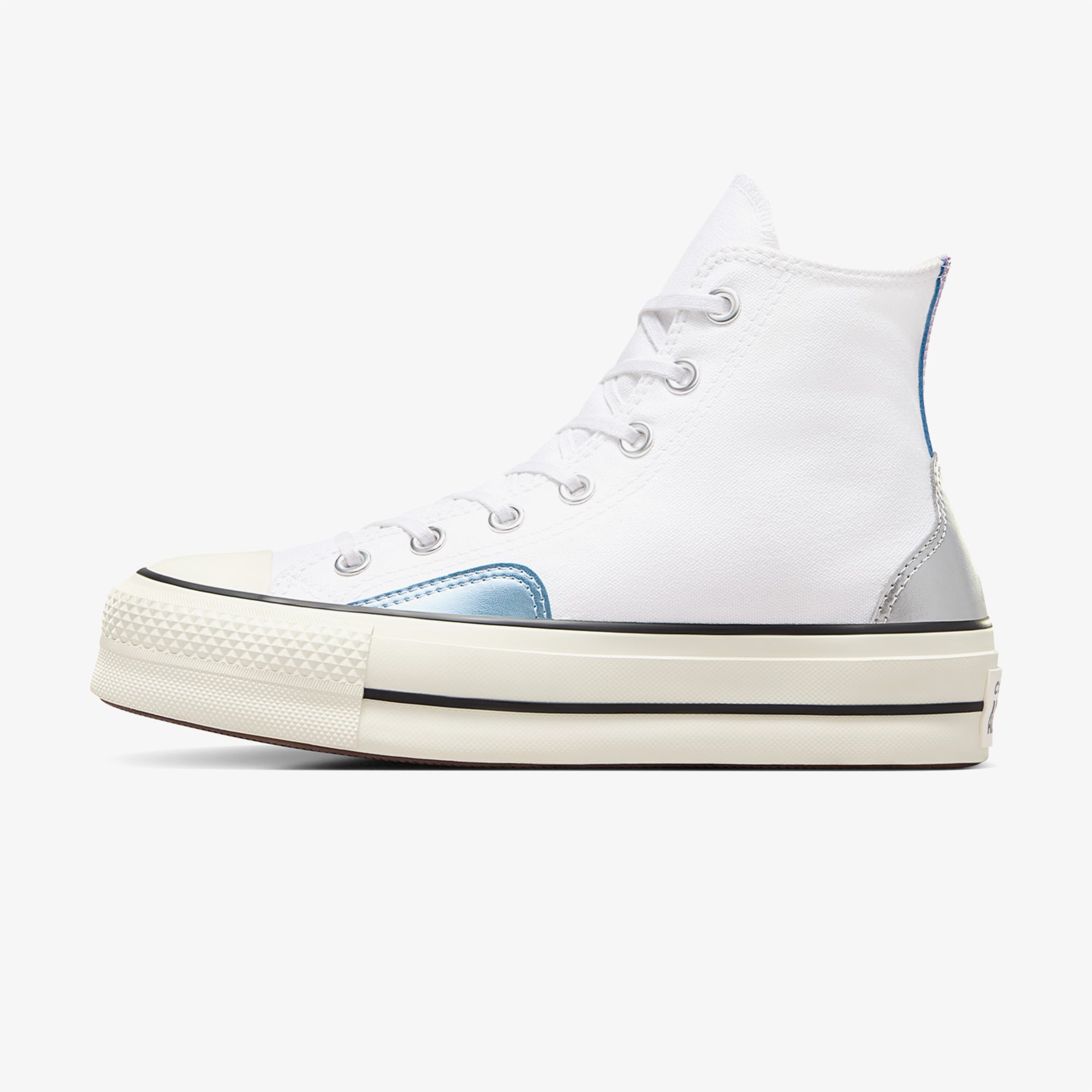 Converse All Star Lift Platform Y2K Chrome Kadın Beyaz Sneaker39