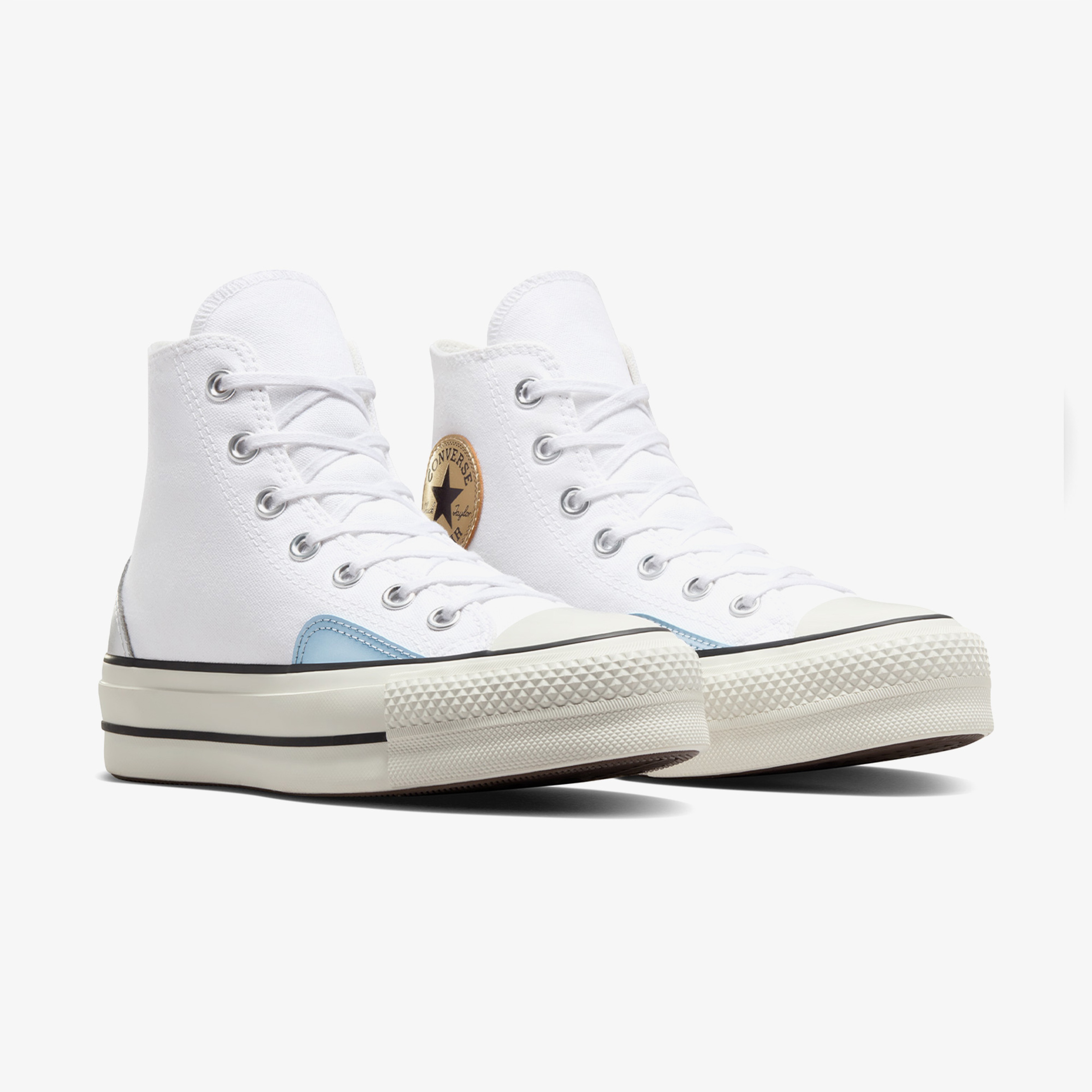 Converse All Star Lift Platform Y2K Chrome Kadın Beyaz Sneaker