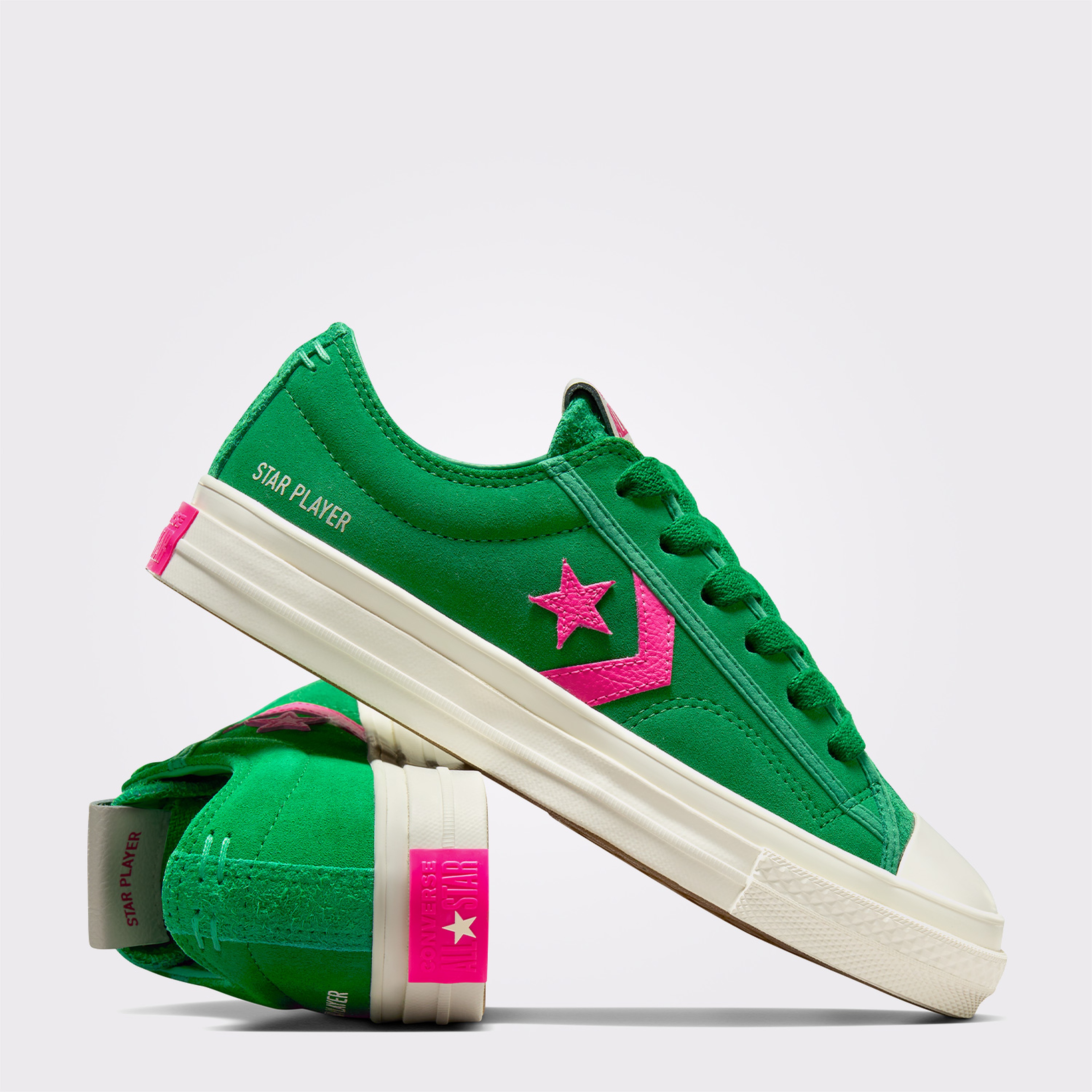 Converse Star Player 76 Unisex Yeşil Süet Sneaker