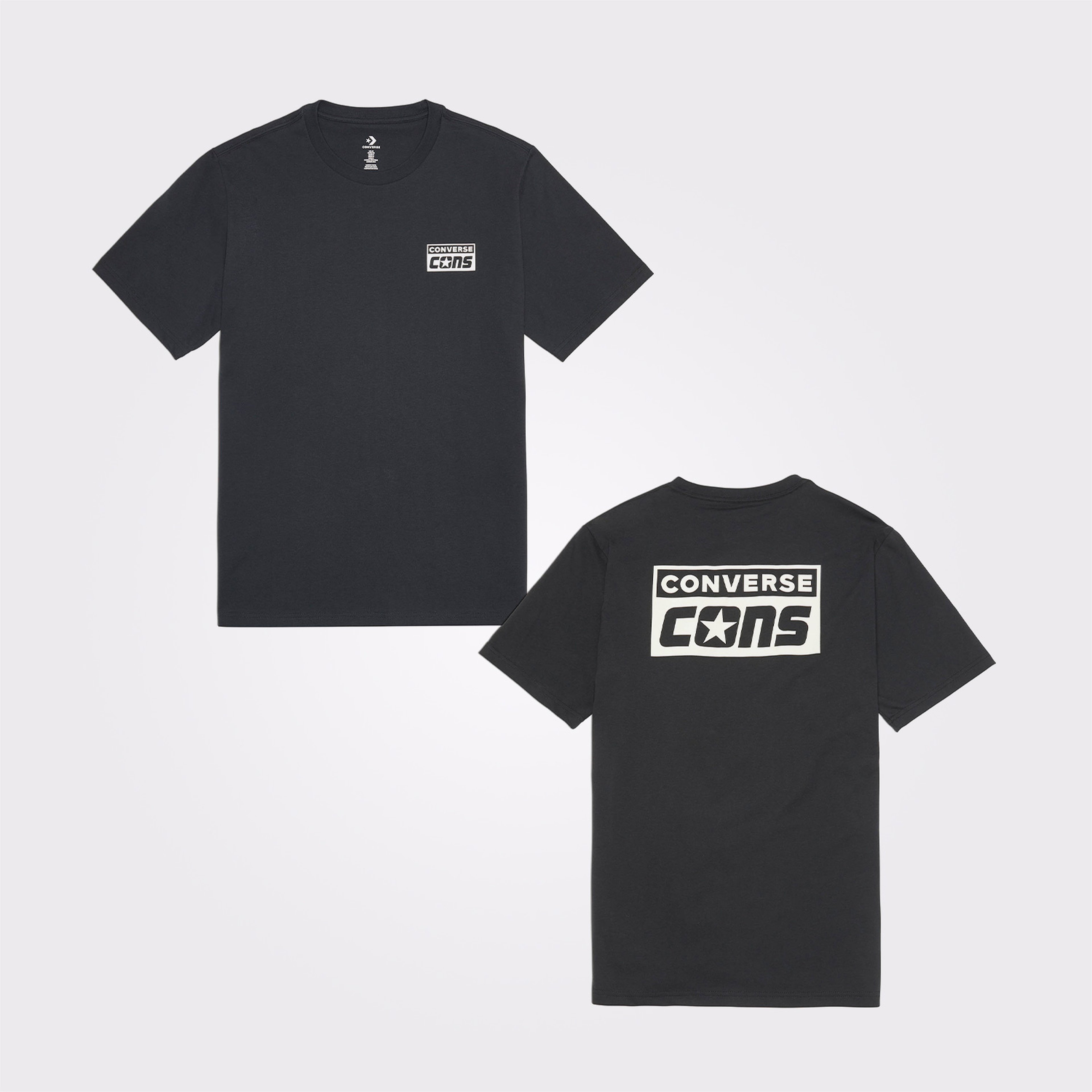 Converse Cons Graphic Erkek Siyah T-Shirt