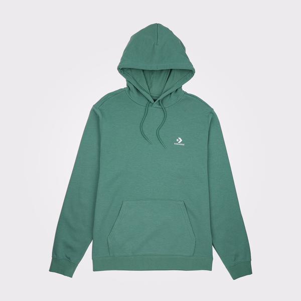 Converse Go-To Embroidered Star Chevron Standard-Fit Pullover Unisex Yeşil Hoodie