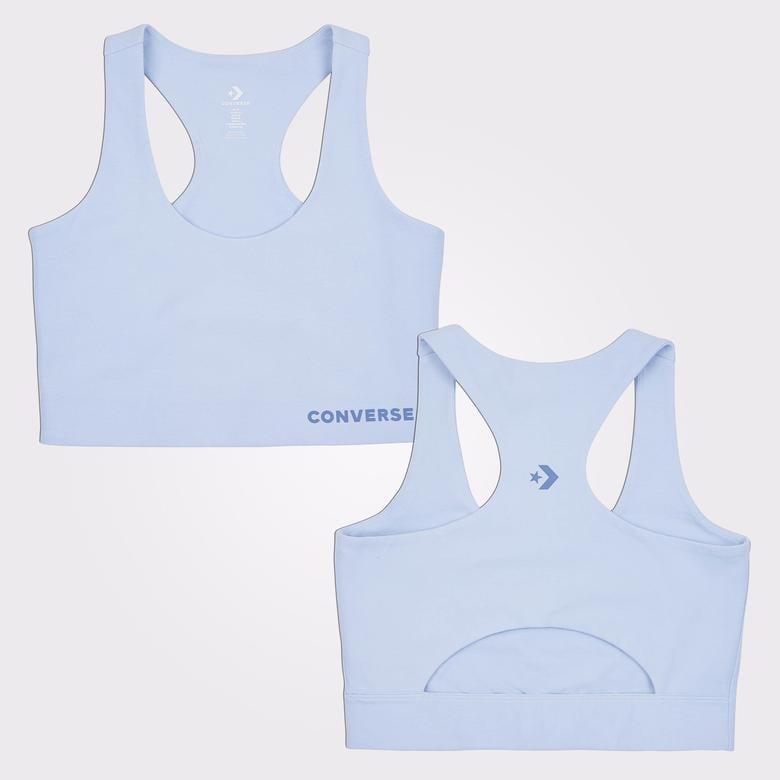 Converse Wordmark Top Kadın Mavi Bra