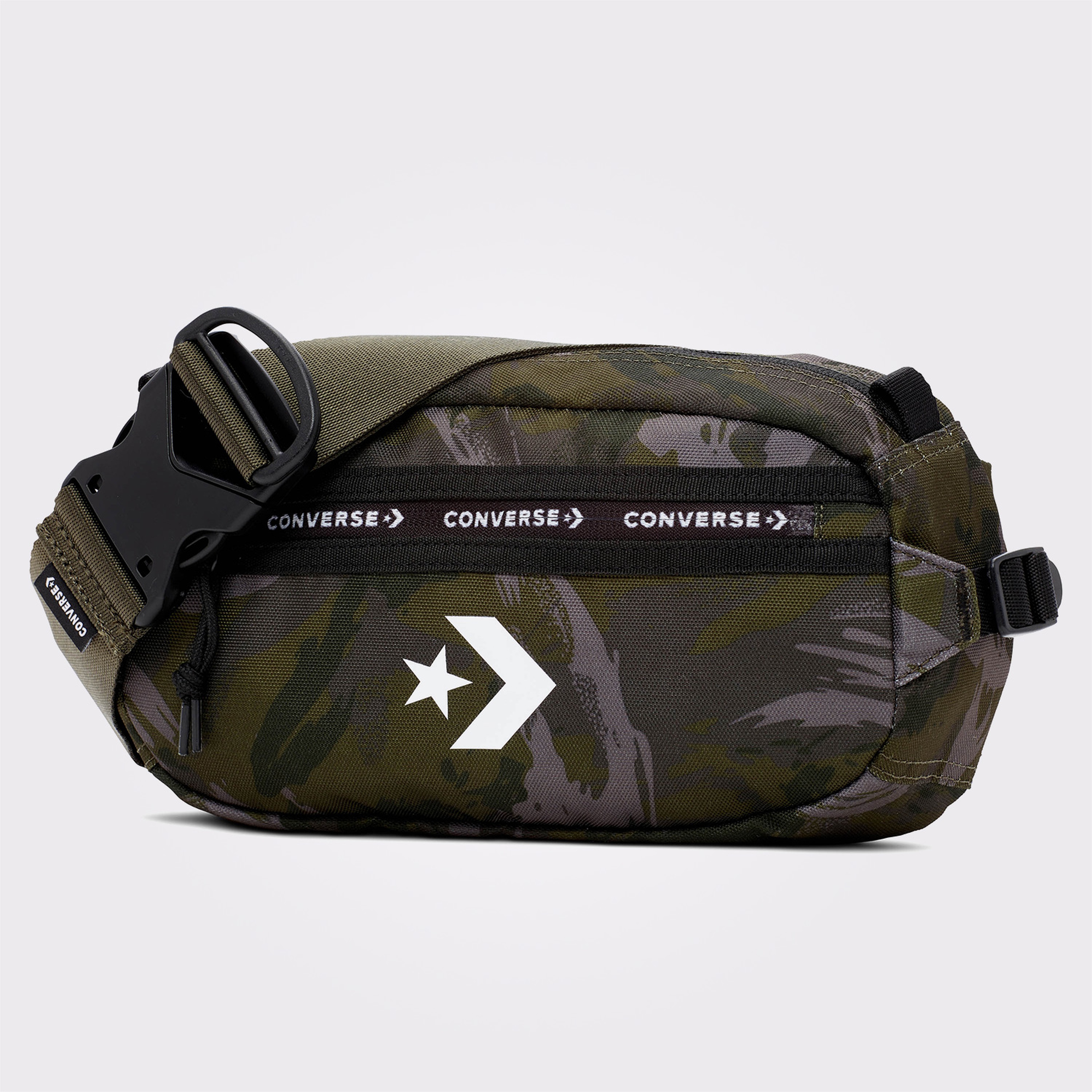 Converse Desenli Unisex Yeşil Omuz Çantası