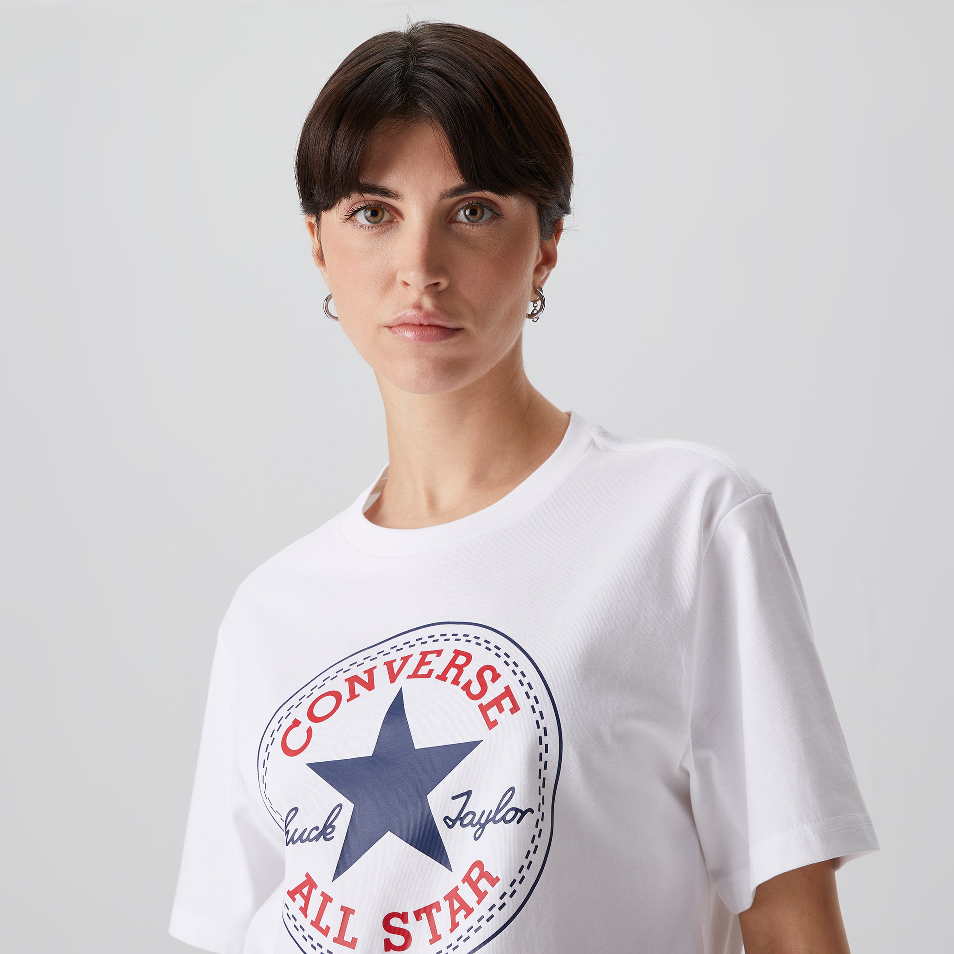Converse Unisex Beyaz T-Shirt