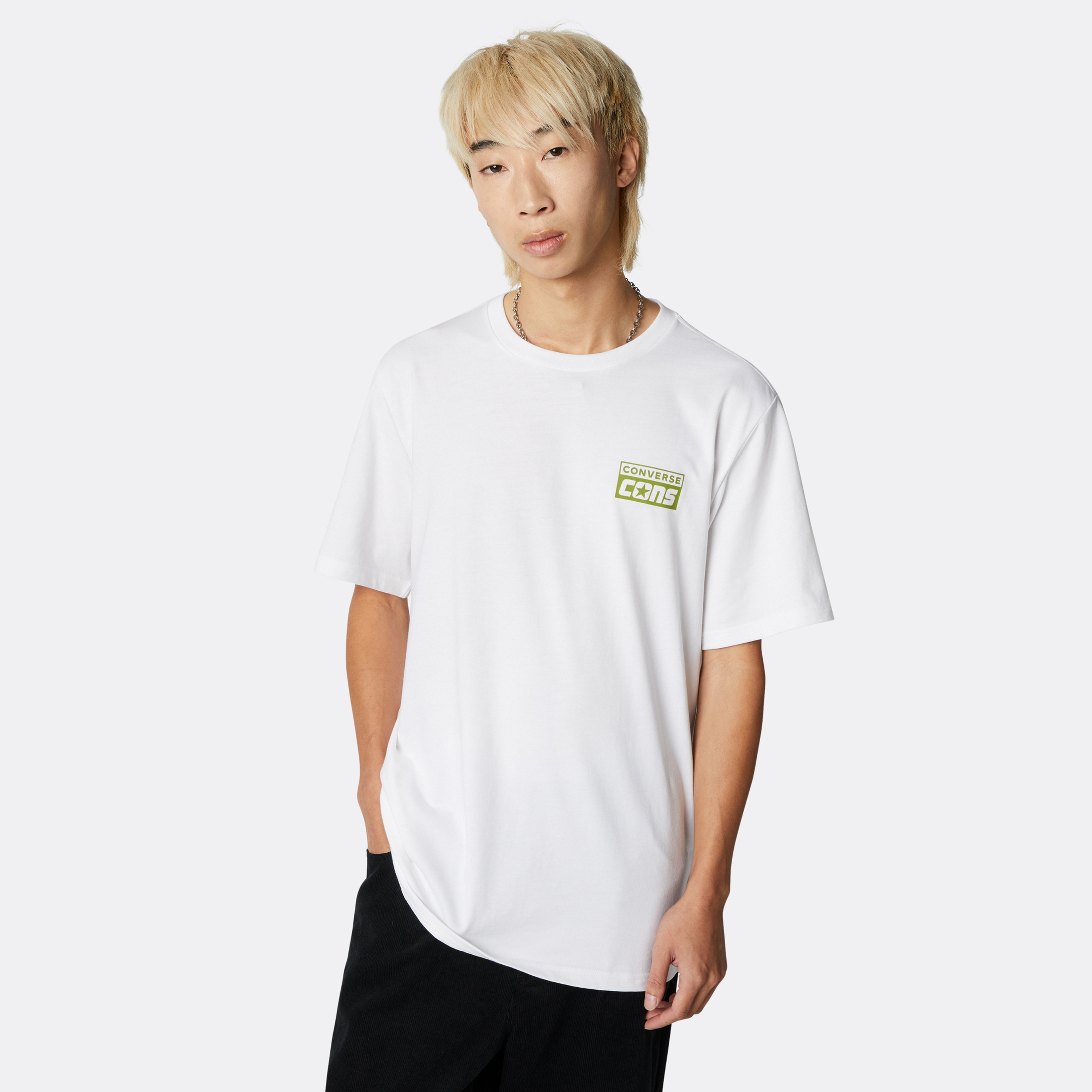 Converse Cons Graphic  Erkek Beyaz T-Shirt