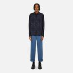 ERKEK DESENLİ LACİVERT GÖMLEK