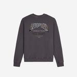 KADIN BASKILI BİSİKLET YAKA GRİ SWEATSHIRT