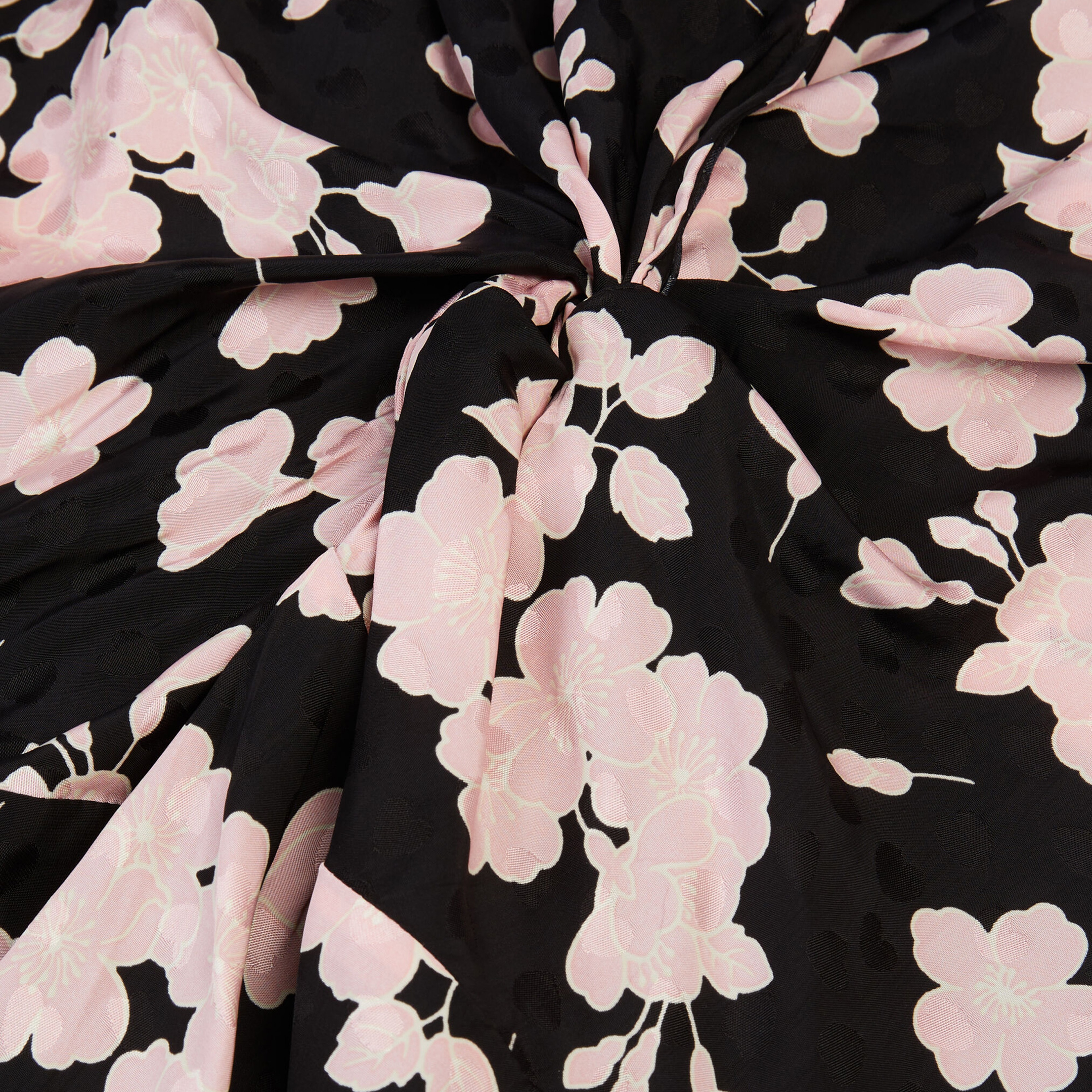 KADIN BASKILI SİYAH  ELBİSE