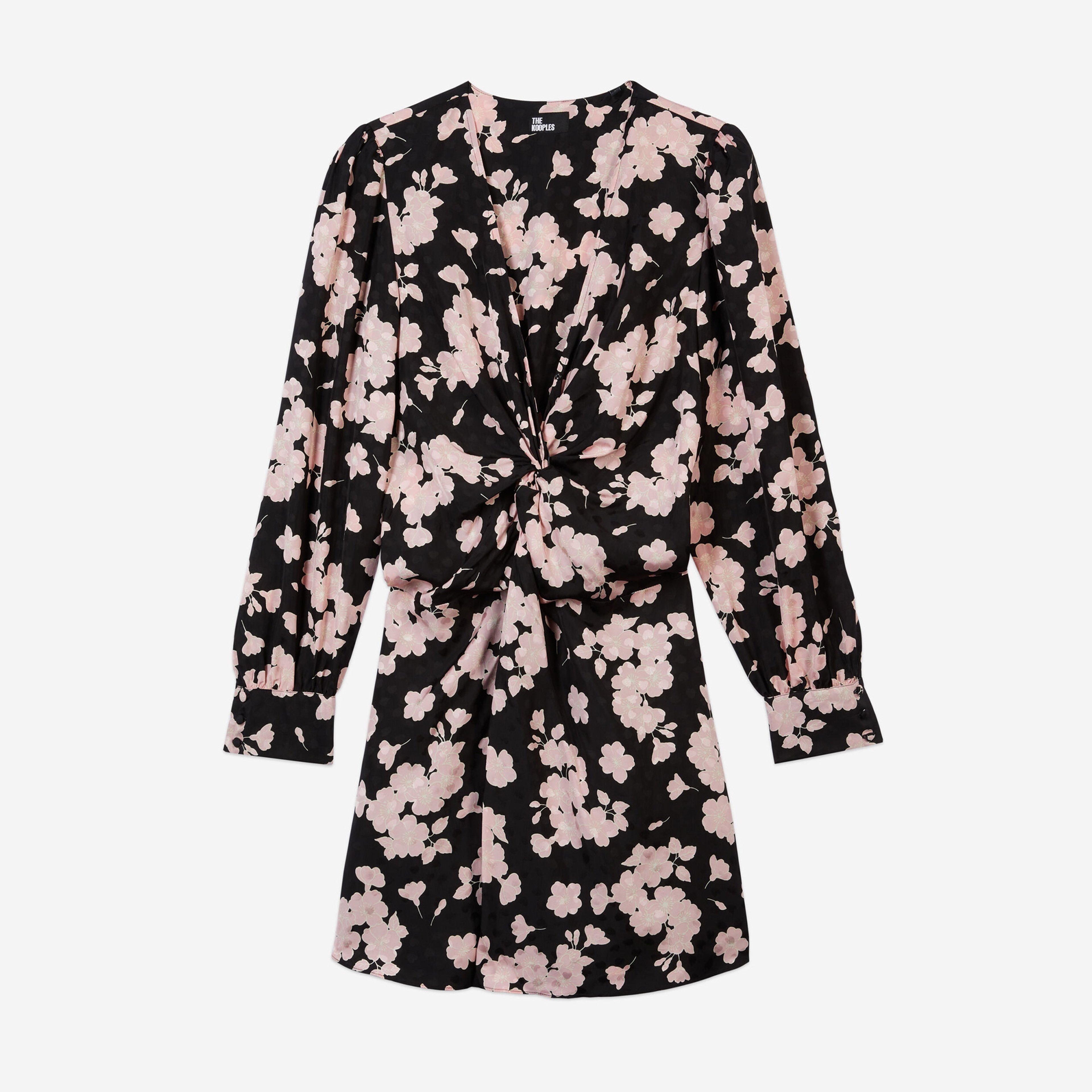 KADIN BASKILI SİYAH  ELBİSE