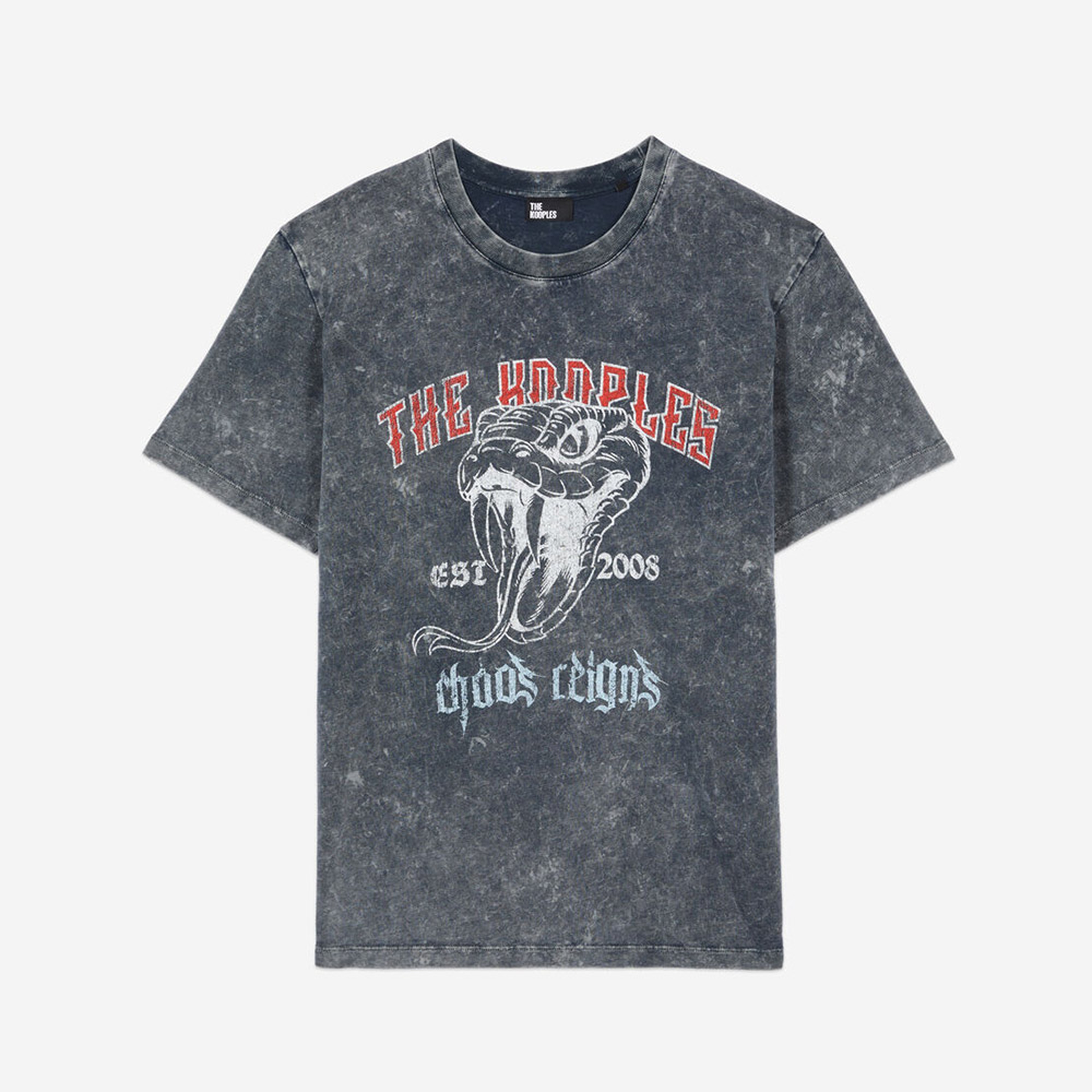 KADIN GRİ BASKILI T-SHIRT