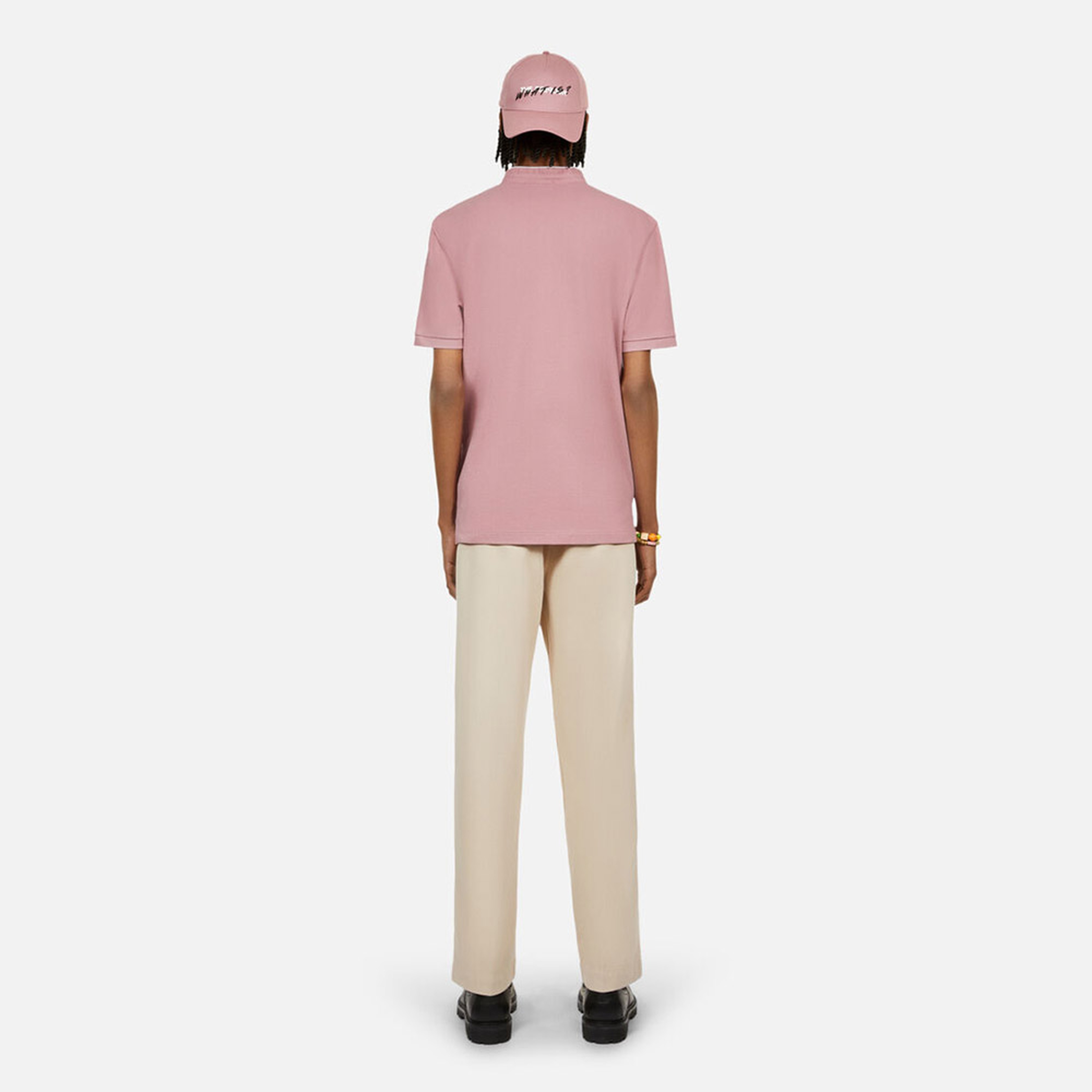 ERKEK PEMBE SLIM FIT POLO T-SHIRT