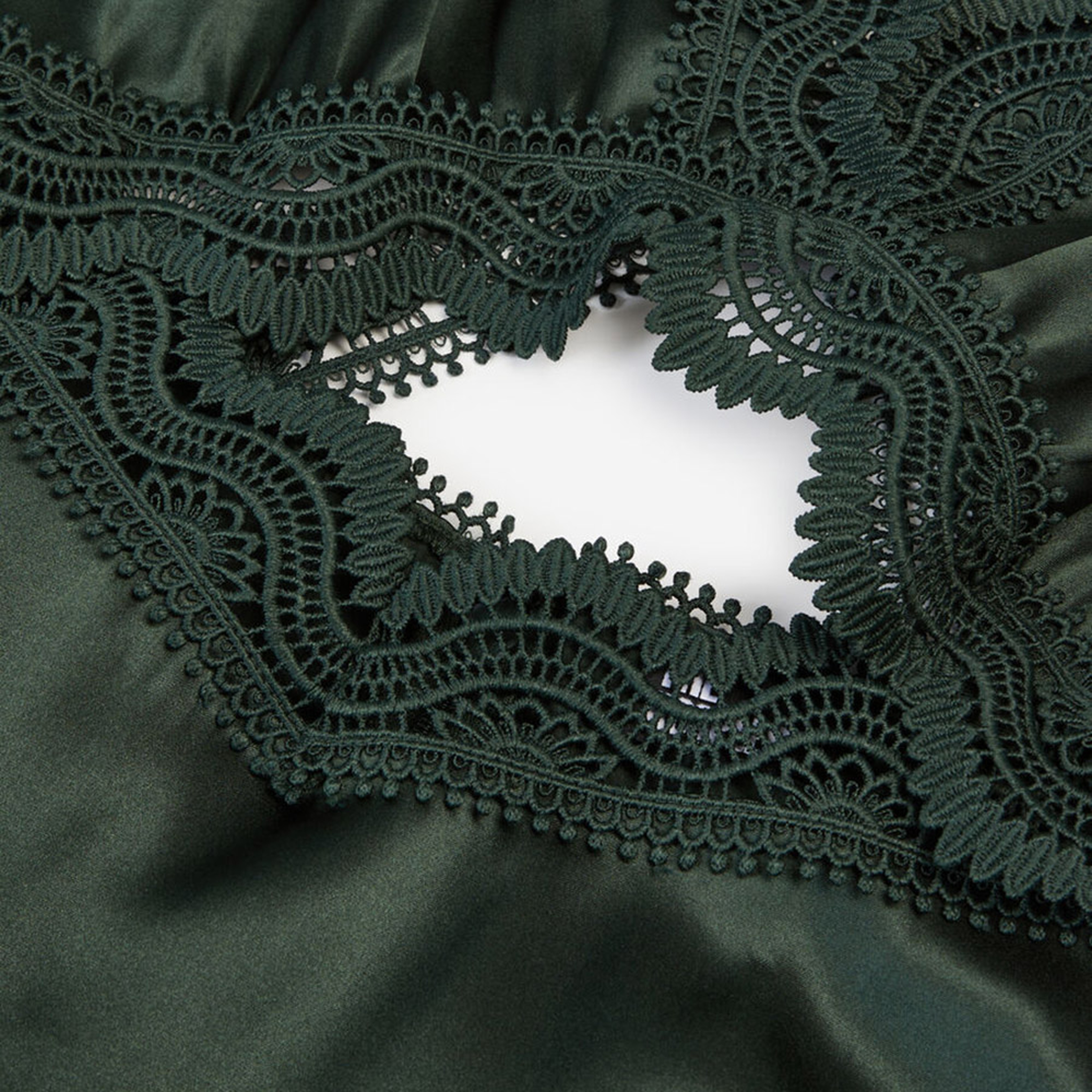 KADIN YEŞİL UZUN ELBİSE