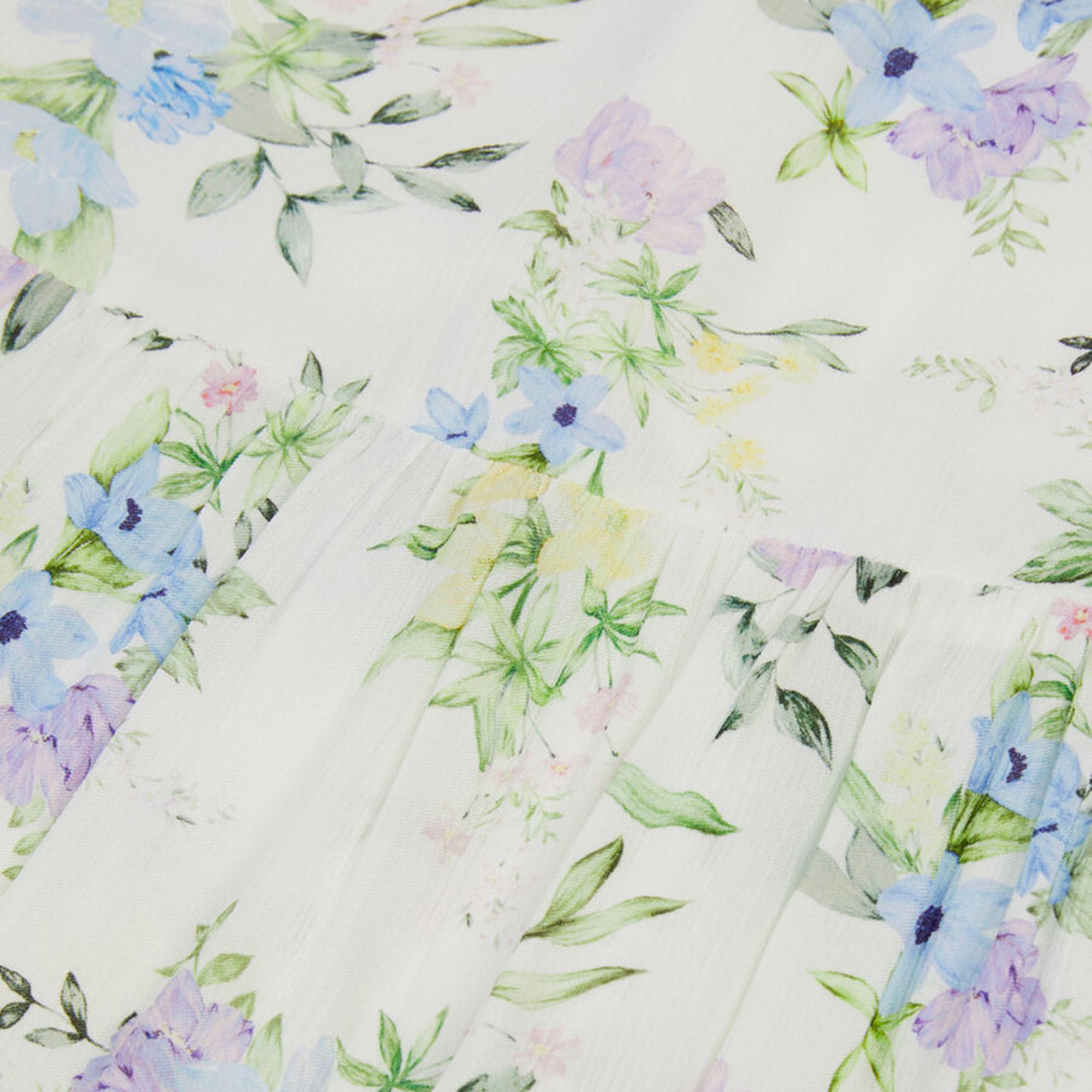 KADIN BEYAZ DESENLİ ELBİSE