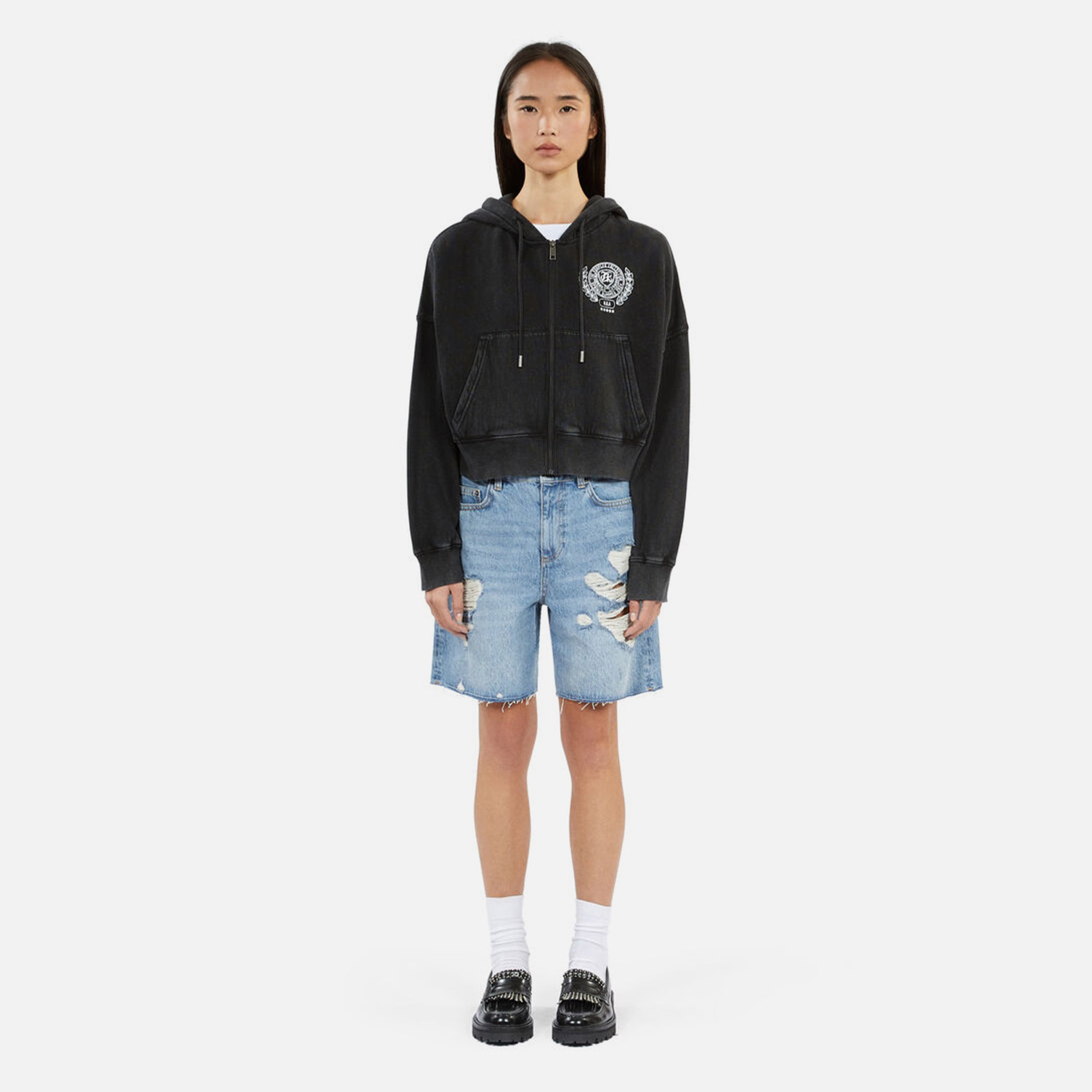 KADIN SİYAH SWEATSHIRT