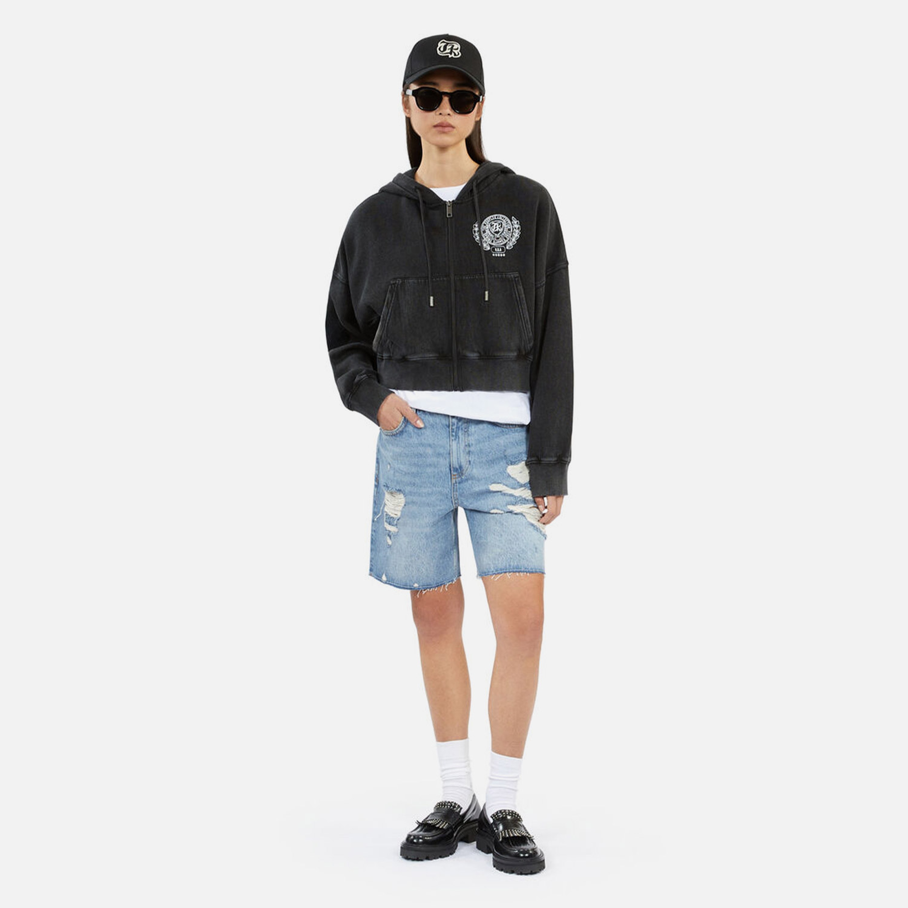 KADIN SİYAH SWEATSHIRT