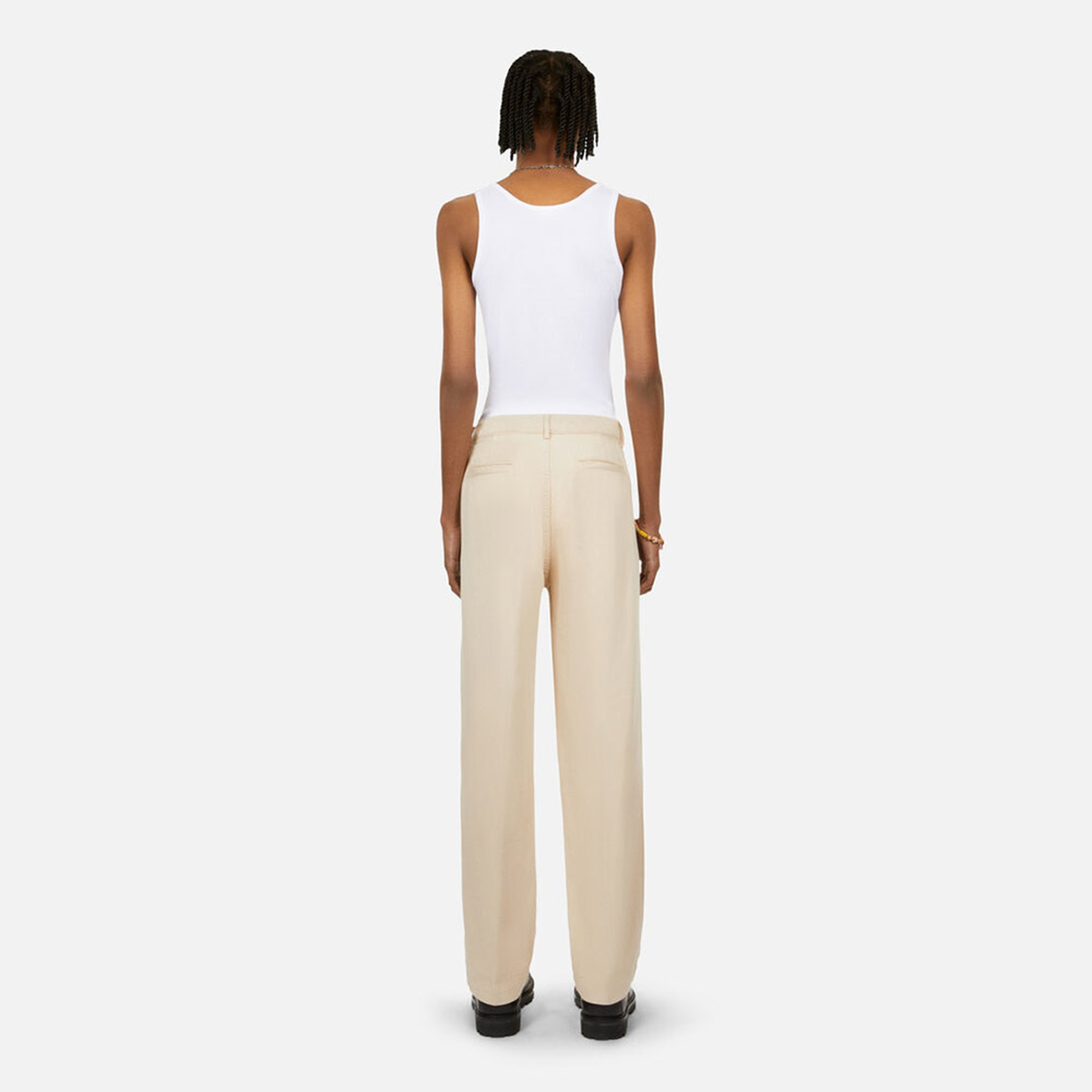 ERKEK STRAIGHT FIT BEJ JEAN