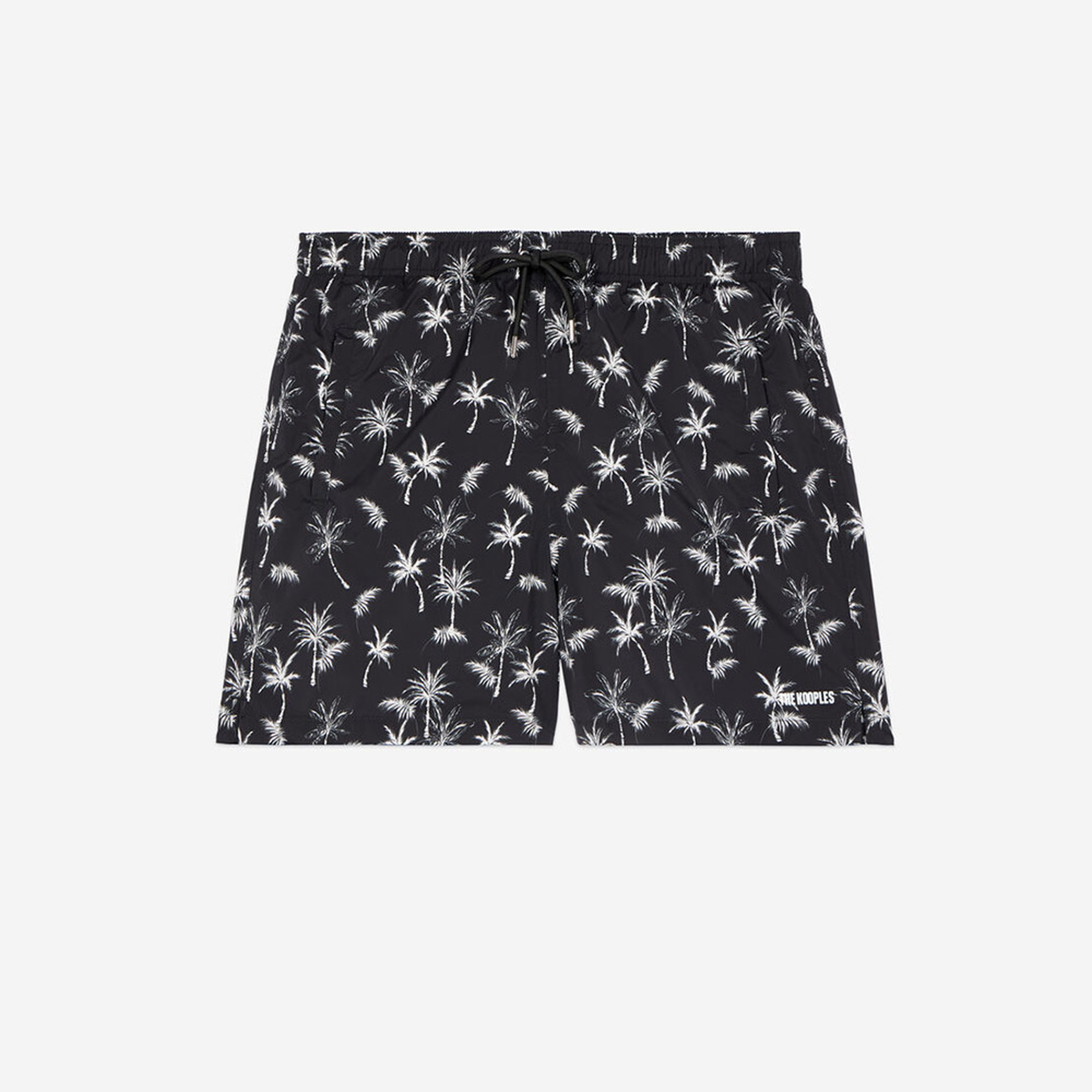 ERKEK BASKILI SİYAH ŞORT