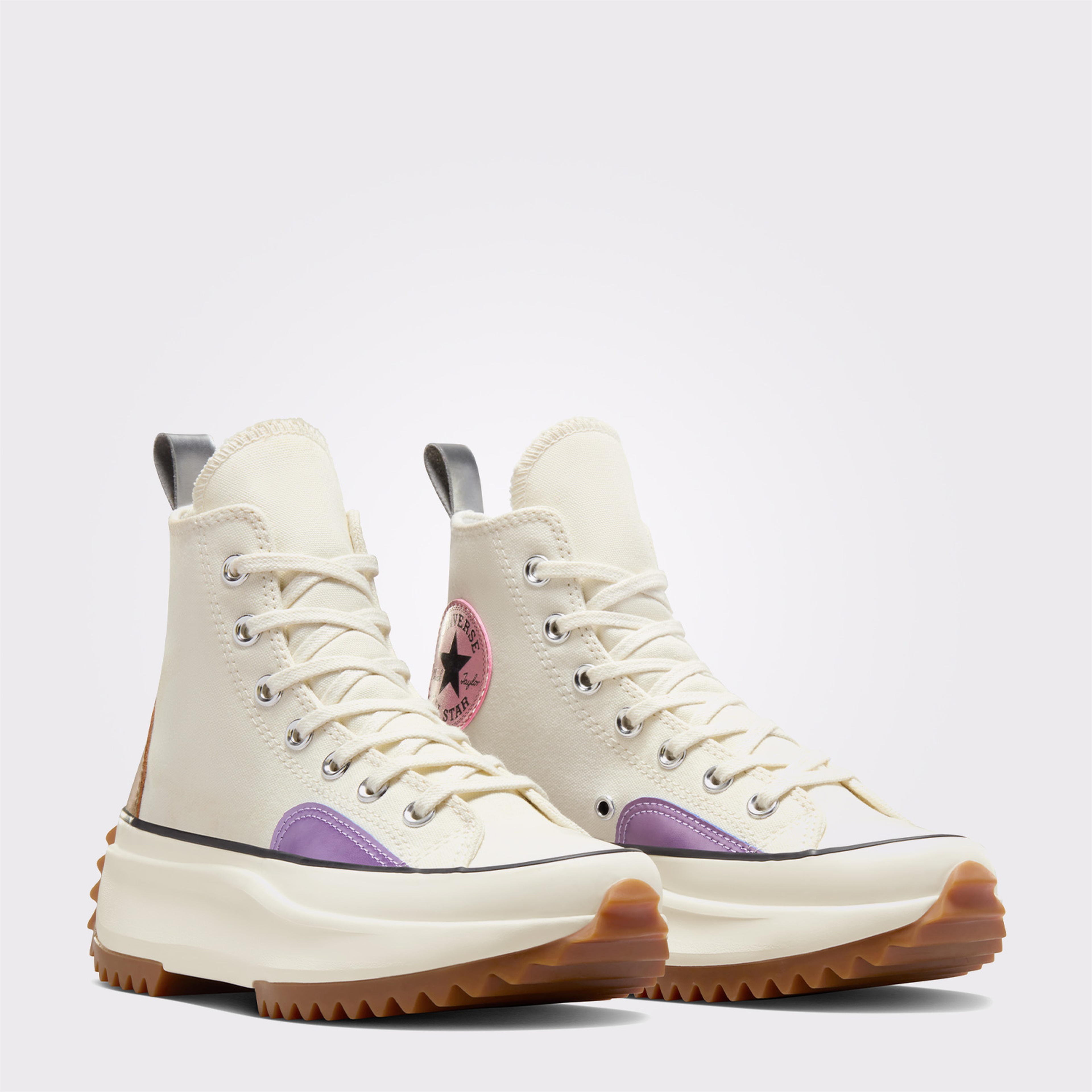 Converse Run Star Hike Unisex Krem Platform Sneaker