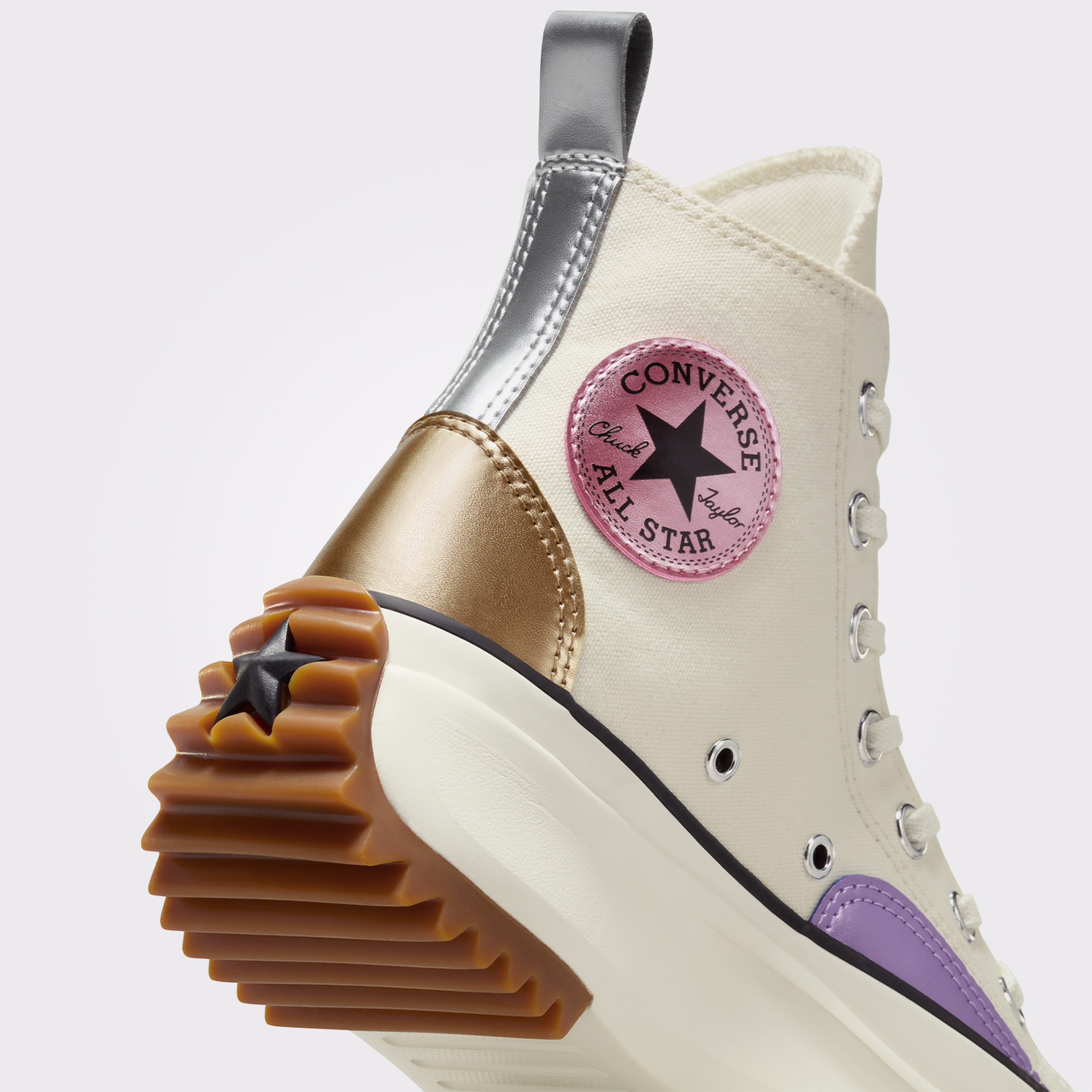 Converse Run Star Hike Unisex Krem Platform Sneaker