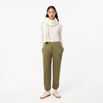Kadın Straight Fit Haki Eşofman Altı