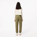 Kadın Straight Fit Haki Eşofman Altı