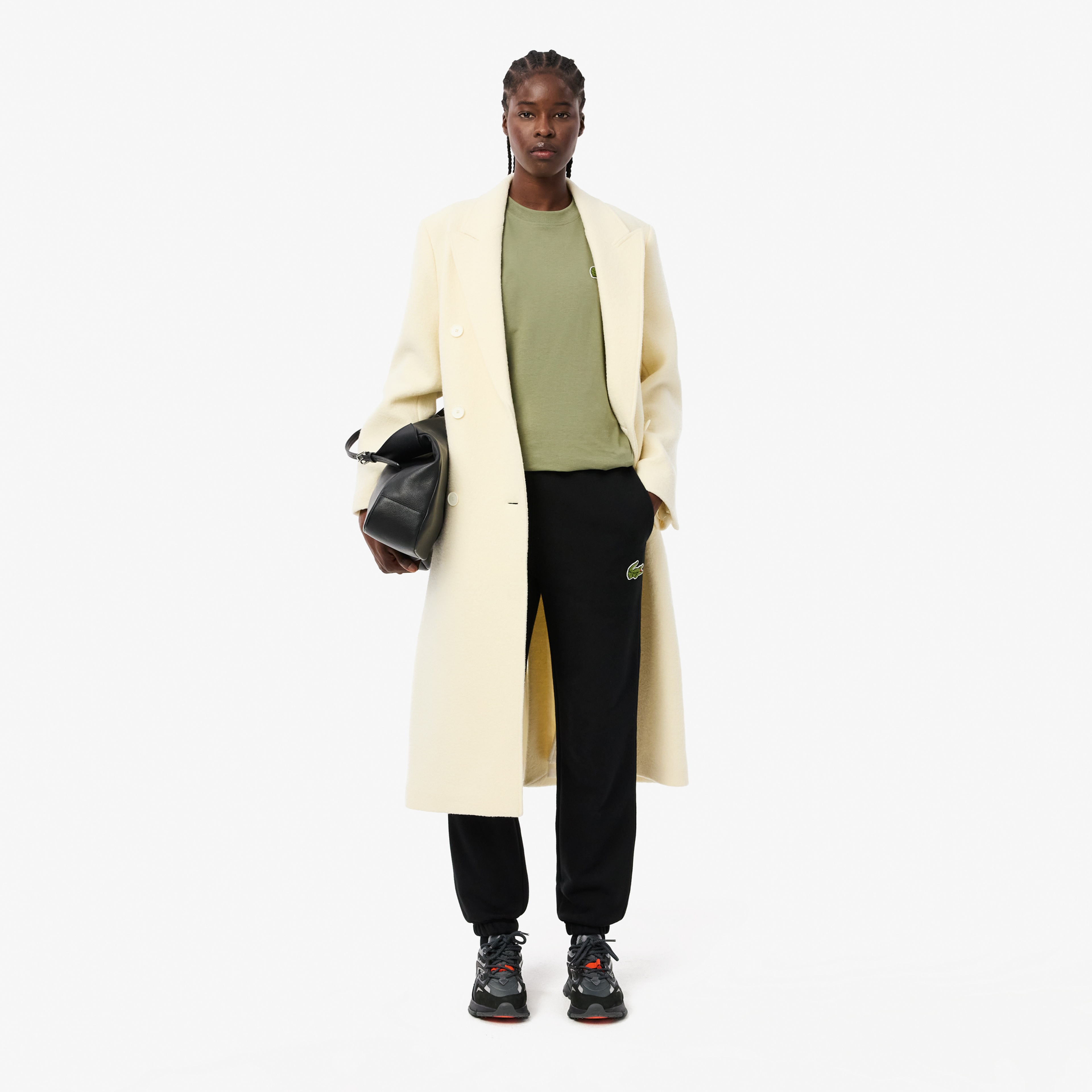 Unisex Relaxed Fit Organik Pamuk Siyah Eşofman Altı