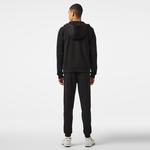 Erkek Slim Fit Çizgili Siyah Eşofman Altı