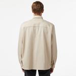 Erkek Relaxed Fit Bej Gömlek