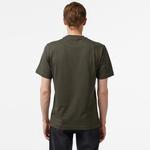 Erkek Regular Fit Bisiklet Yaka Baskılı Haki T-Shirt