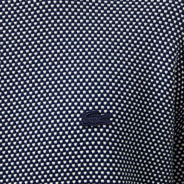 Erkek Relaxed Fit Bisiklet Yaka Lacivert Triko