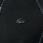 Erkek Relaxed Fit Yarım Fermuarlı Siyah Sweatshirt