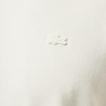 Erkek Relaxed Fit Bisiklet Yaka Beyaz Kazak