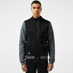 Erkek Slim Fit Kapüşonlu Siyah Sweatshirt