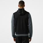 Erkek Slim Fit Kapüşonlu Siyah Sweatshirt