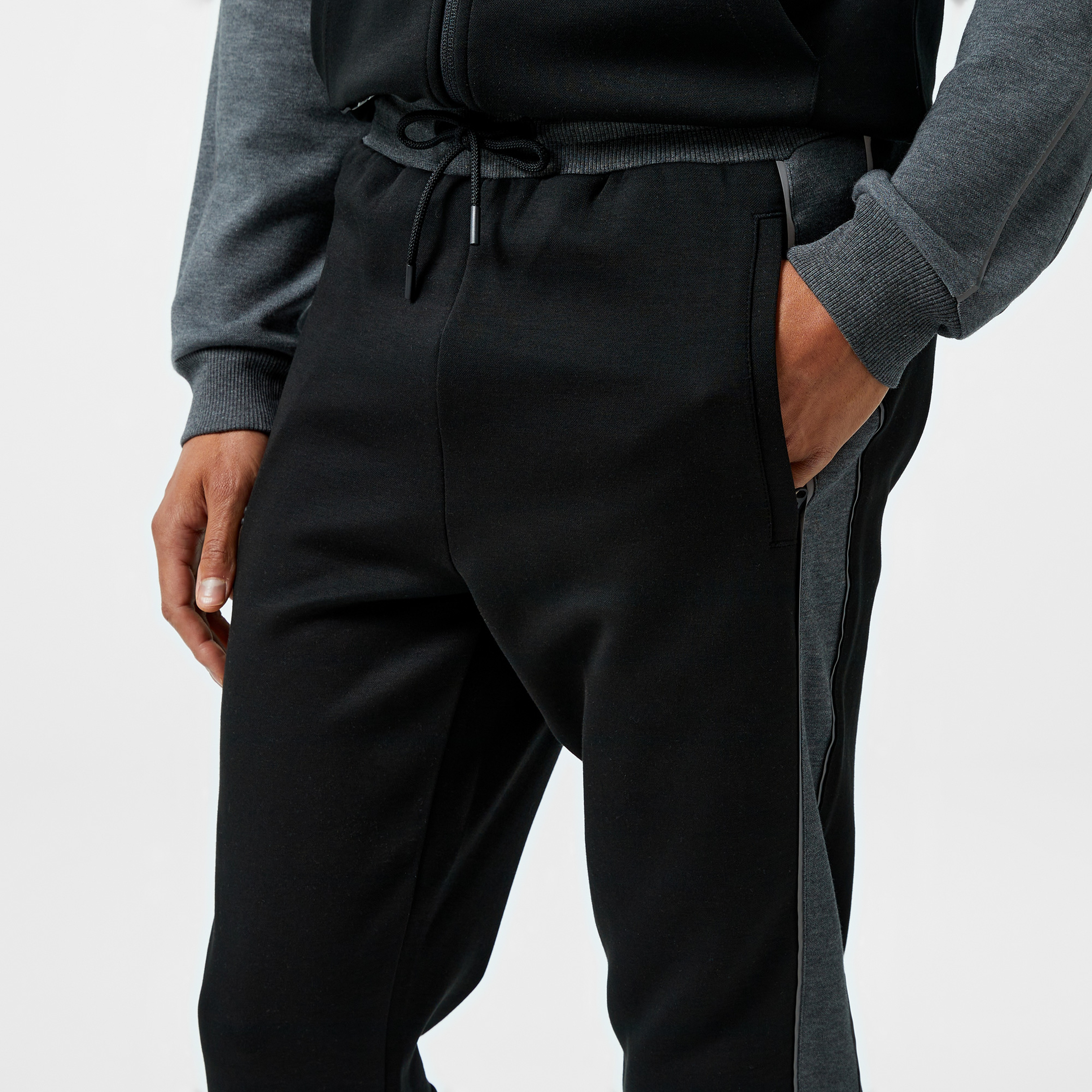 Erkek Slim Fit Siyah Eşofman Altı