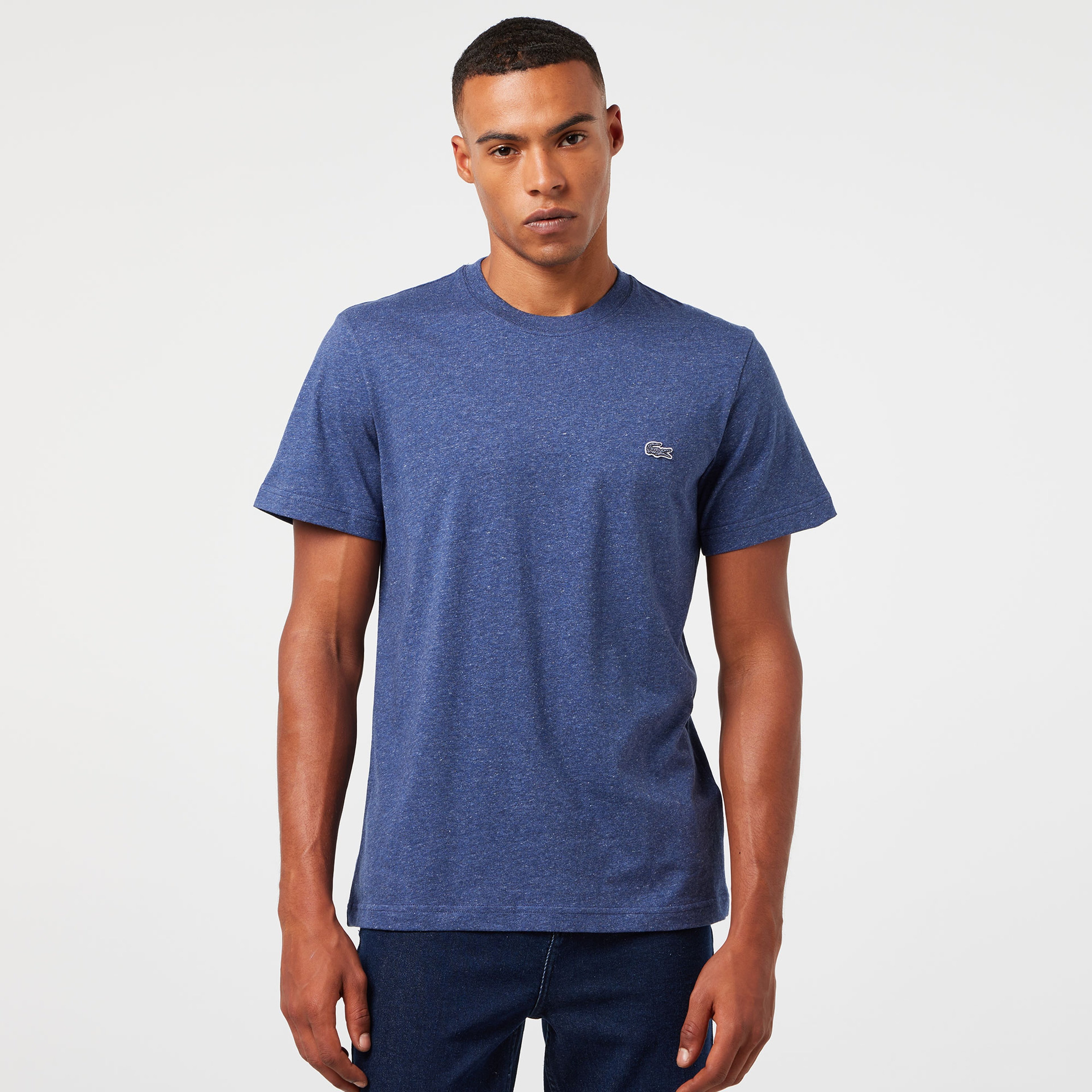 Erkek Regular Fit Bisiklet Yaka Lacivert T-Shirt