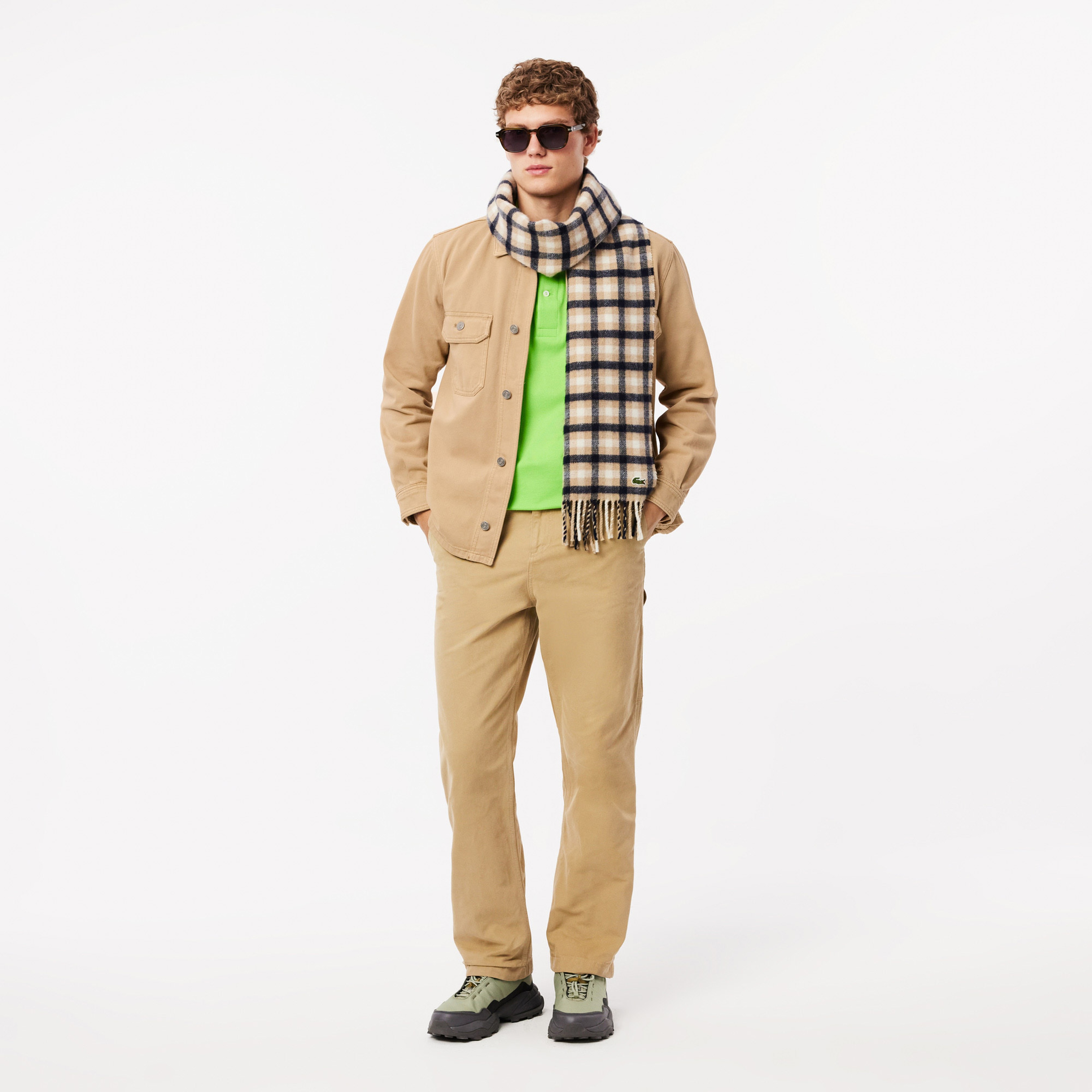 Erkek Oversized Fit Denim Kahverengi Dış Gömlek