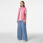 Kadın Kapitone Regular Fit Kapüşonlu Pembe Yelek