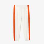 Erkek Regular Fit Renk Bloklu Beyaz Eşofman Altı