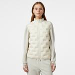 Kadın Kapitone Regular Fit Kapüşonlu Beyaz Yelek